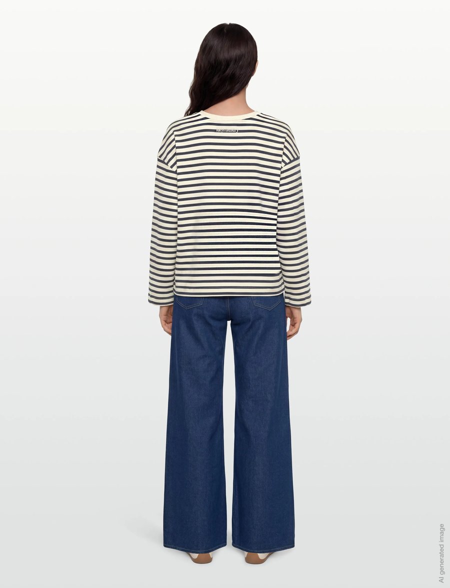 Lollys Laundry - DemiLL Sweatshirt LS - langärmlige tops - dark blue - 4