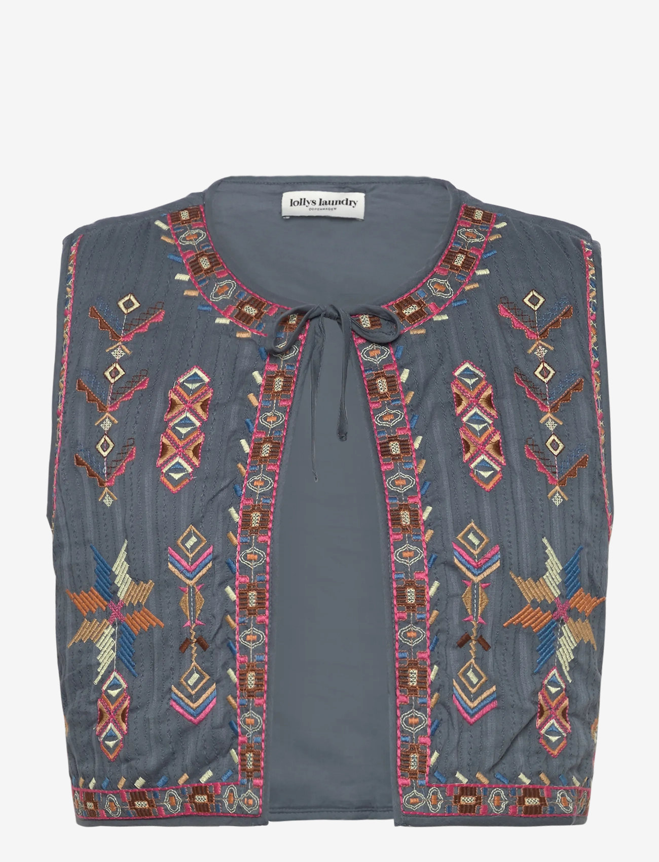 Lollys Laundry - IlsaLL Vest - sügisesed riided - dusty blue - 0