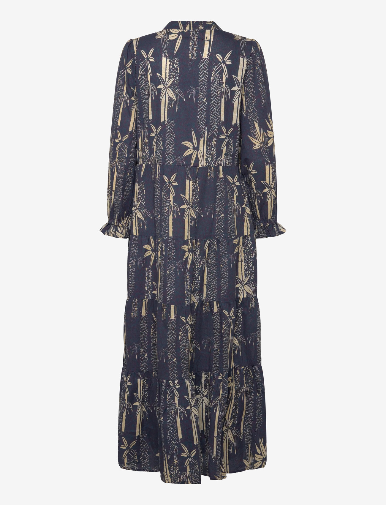 Lollys Laundry - EvelynLL Maxi Dress LS - maxi kjoler - dark blue - 1