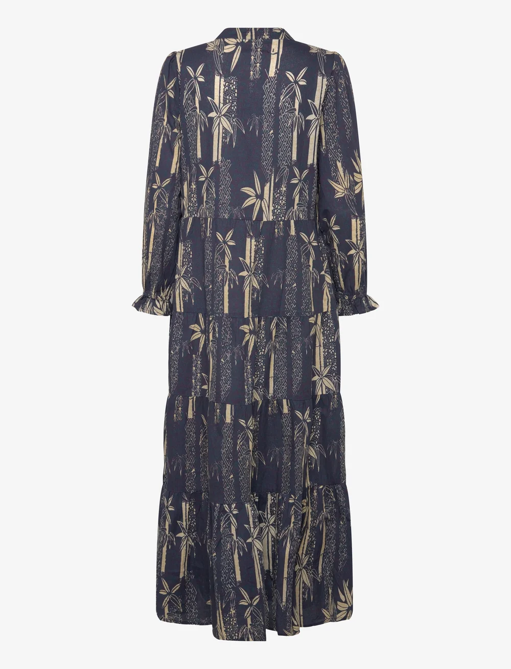 Lollys Laundry - EvelynLL Maxi Dress LS - ilgos suknelės - dark blue - 1