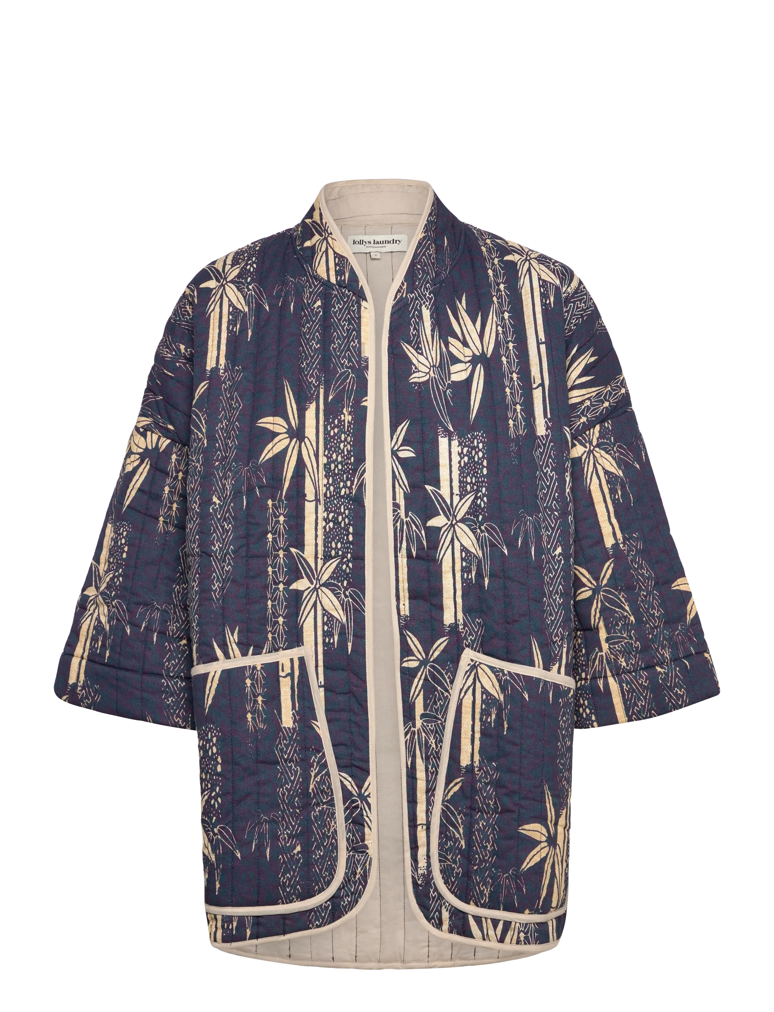 Lollys Laundry LuluLL Jacket 3/4 - Dunjakker - DARK BLUE / multi