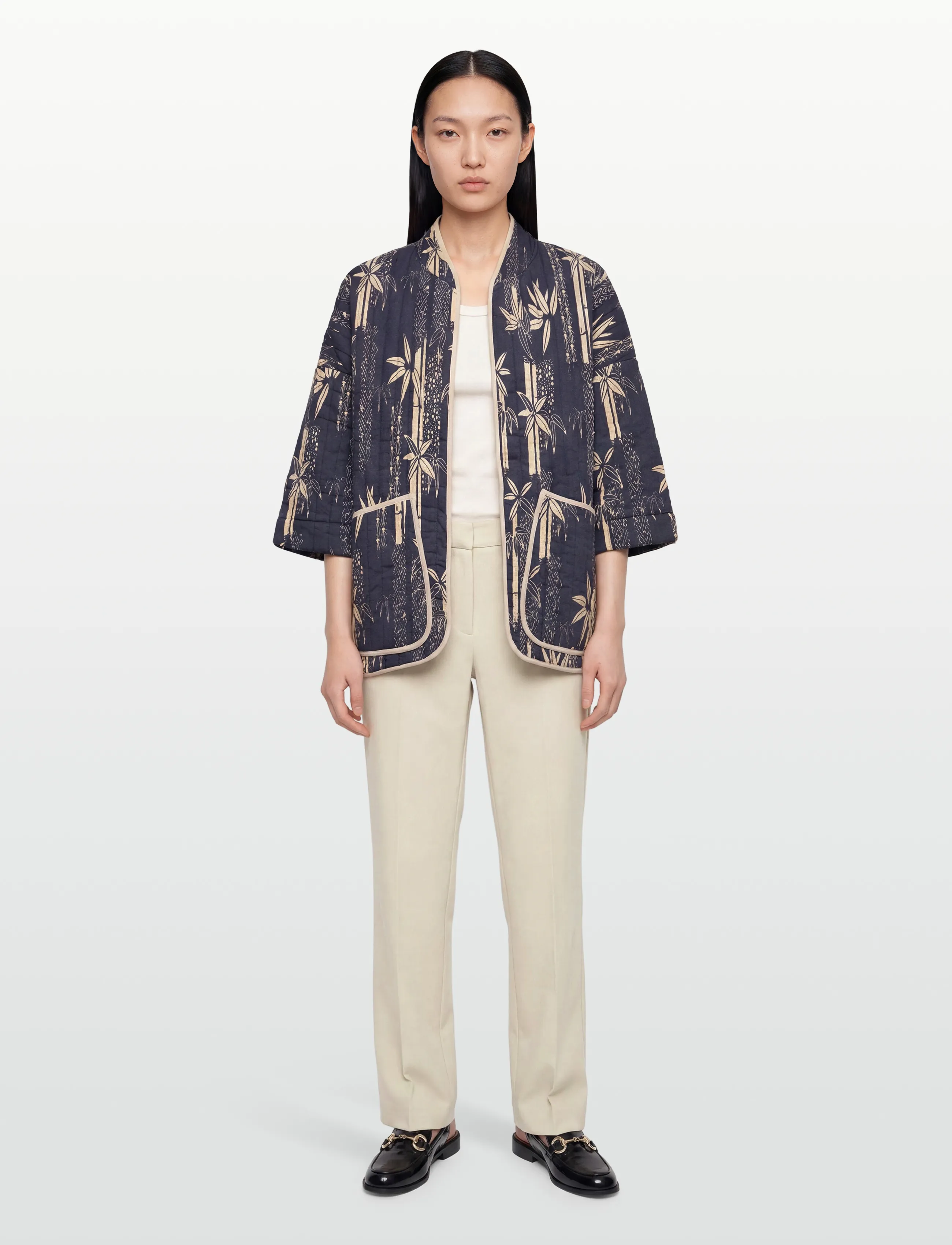 Lollys Laundry Lulull Jacket 3/4, L, Multi/patterned, Jakker > Vatteret Jakke, Dame
