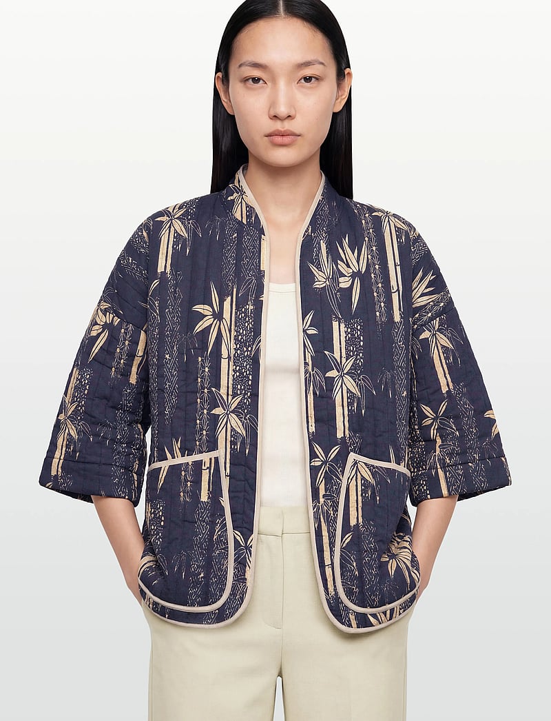 Lollys Laundry - LuluLL Jacket 3/4 - forårsjakker - dark blue - 3