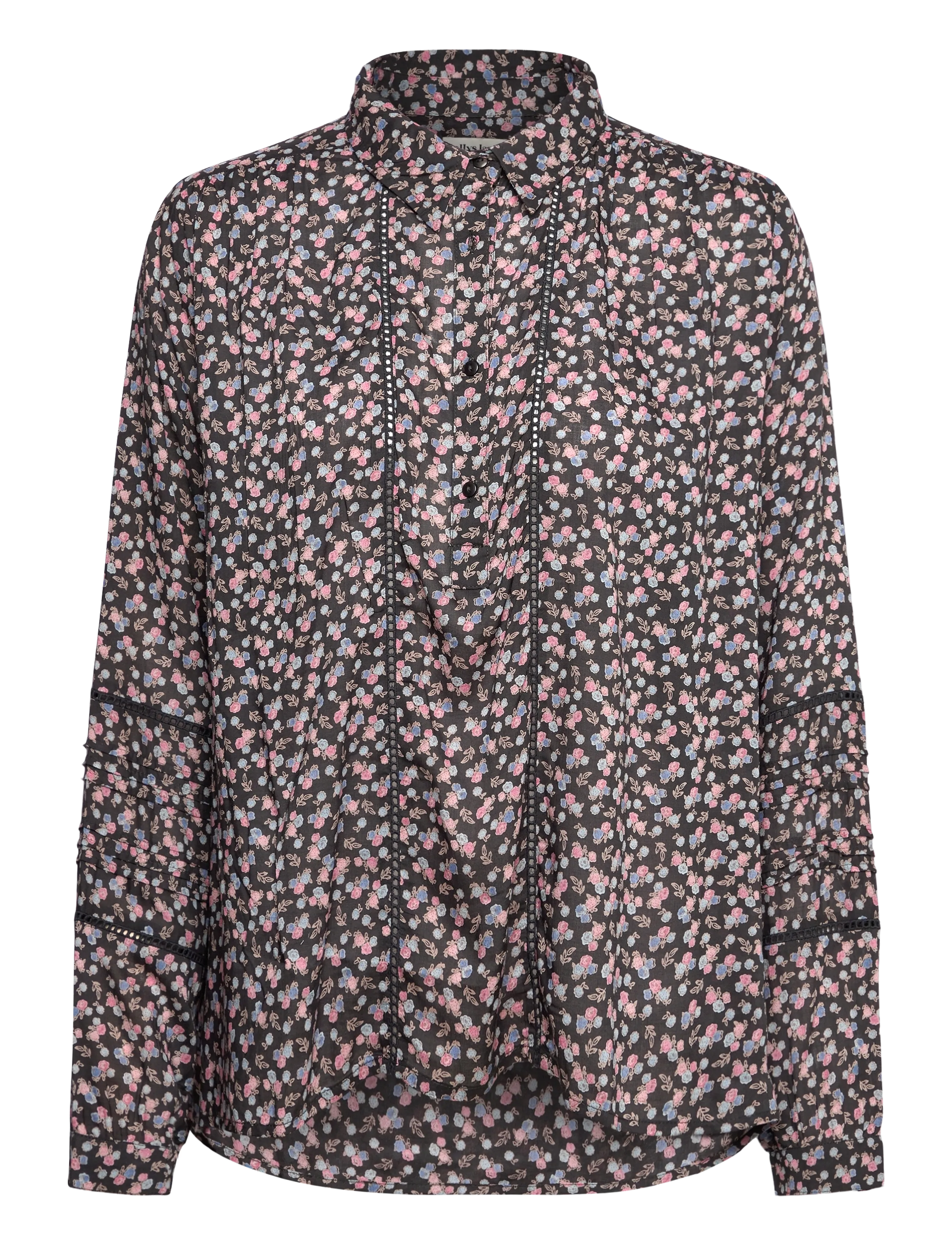 Lollys Laundry LariLL Shirt LS - Bluser - WASHED BLACK / black