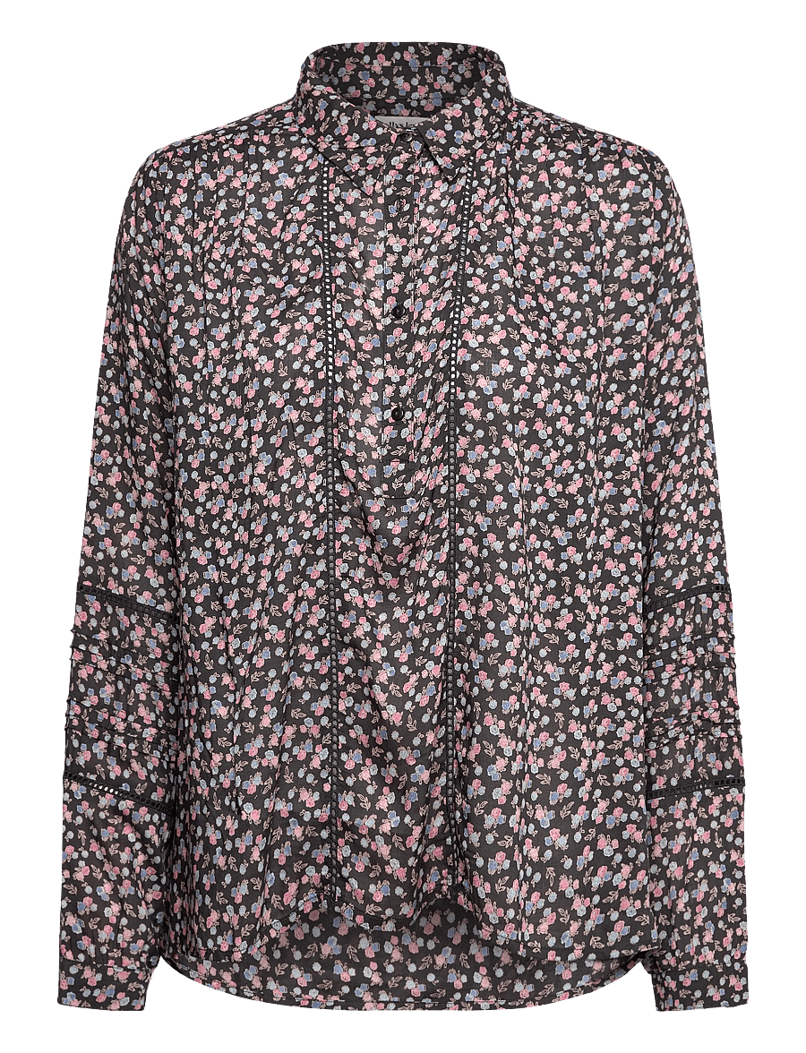 Lollys Laundry - LariLL Shirt LS - langärmelige blusen - washed black - 1