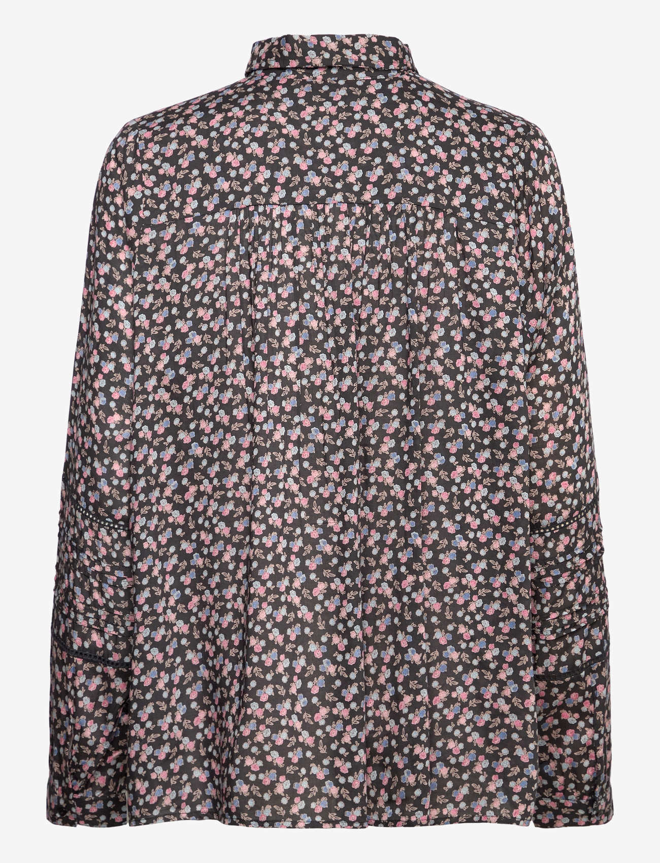 Lollys Laundry - LariLL Shirt LS - pikkade varrukatega pluusid - washed black - 2
