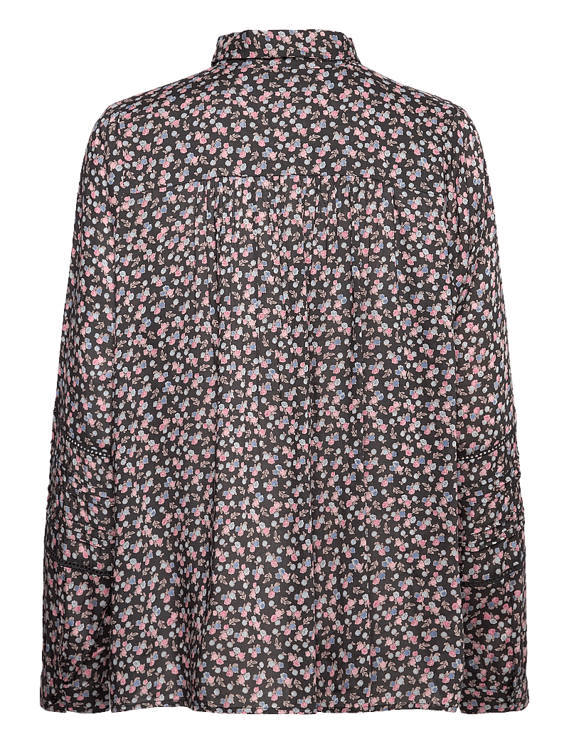 Lollys Laundry - LariLL Shirt LS - pikkade varrukatega pluusid - washed black - 2
