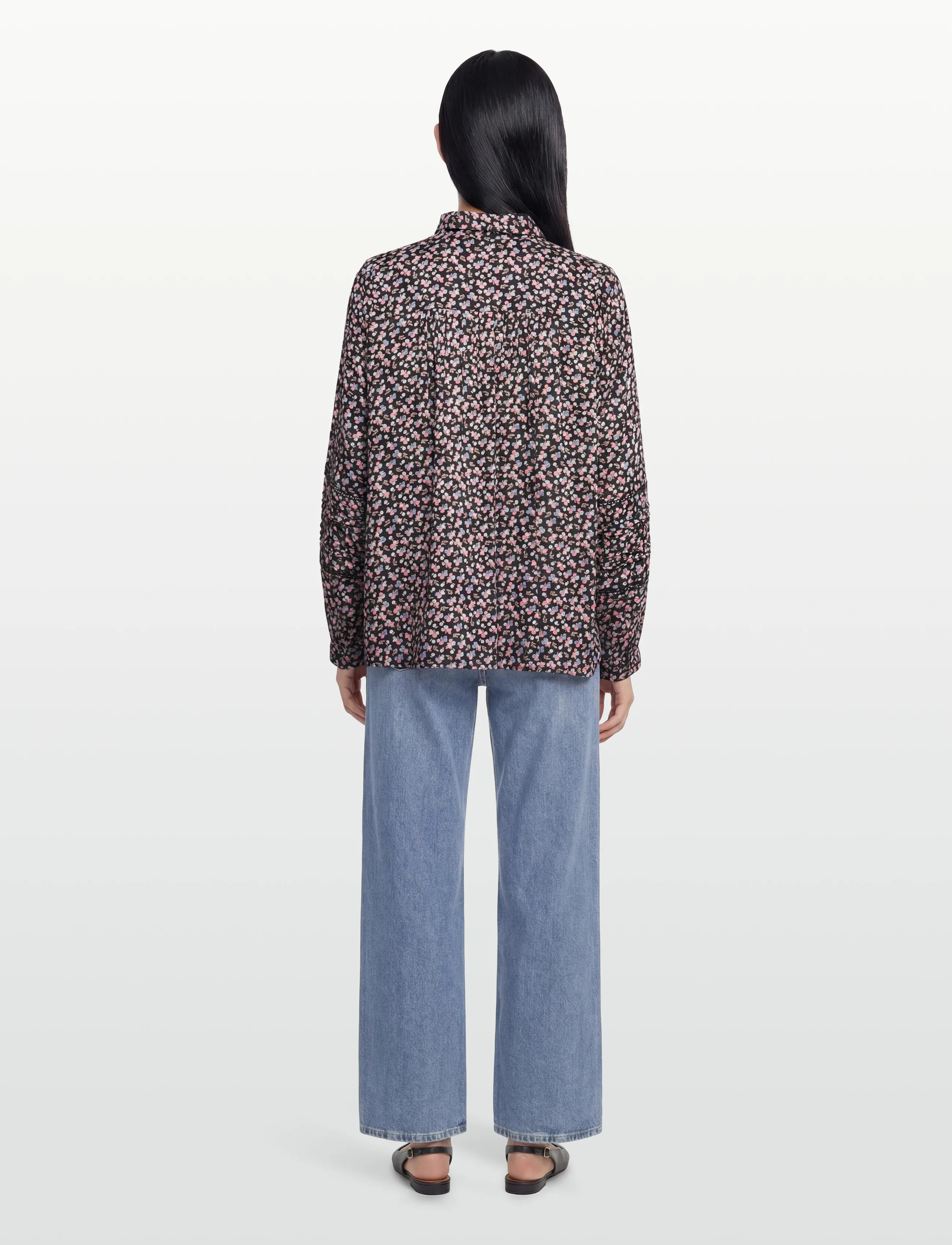 Lollys Laundry - LariLL Shirt LS - langærmede bluser - washed black - 4