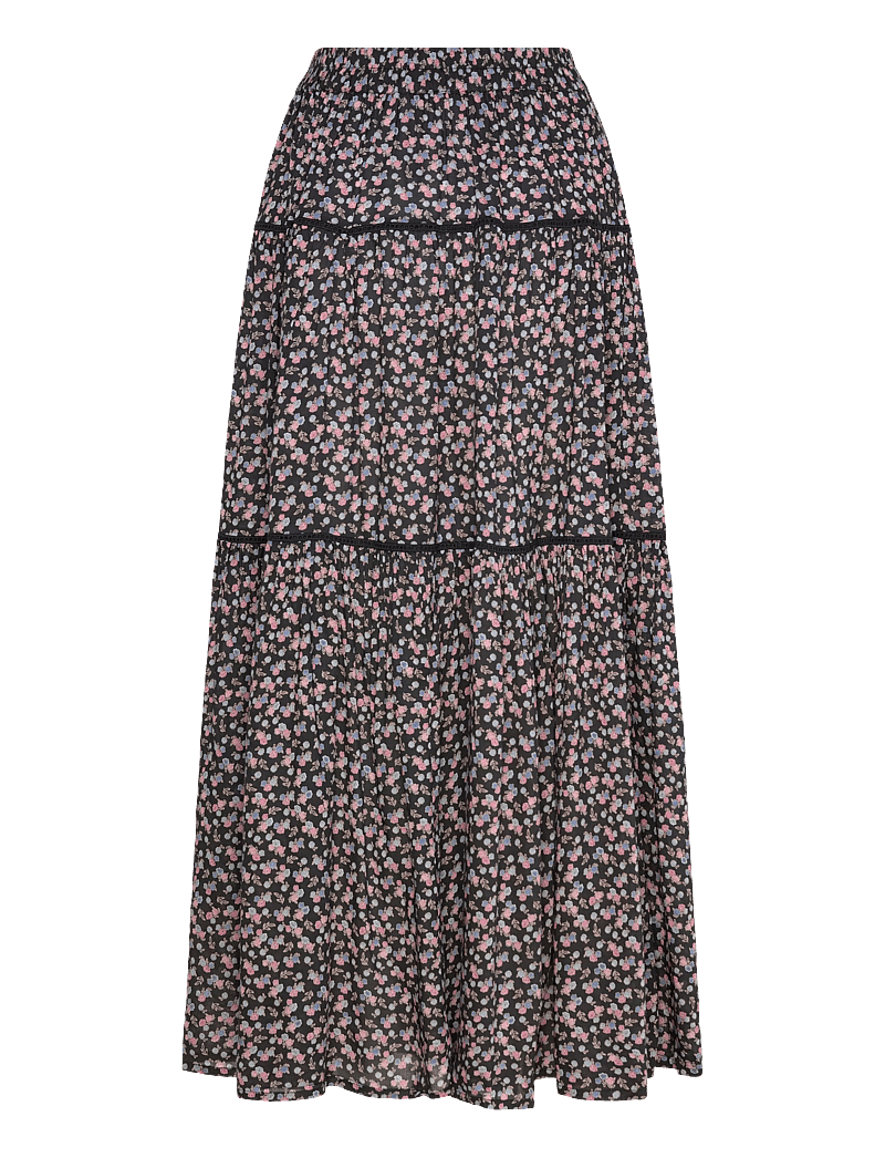 Lollys Laundry - SunsetLL Maxi Skirt - maxi nederdele - washed black - 2