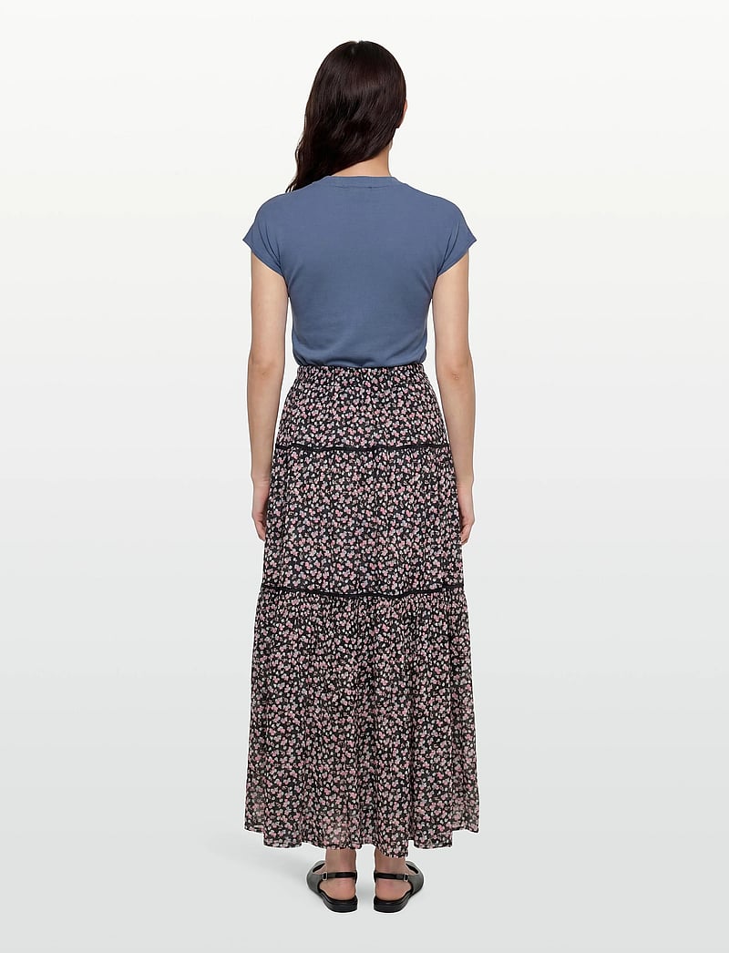 Lollys Laundry - SunsetLL Maxi Skirt - maxi nederdele - washed black - 4