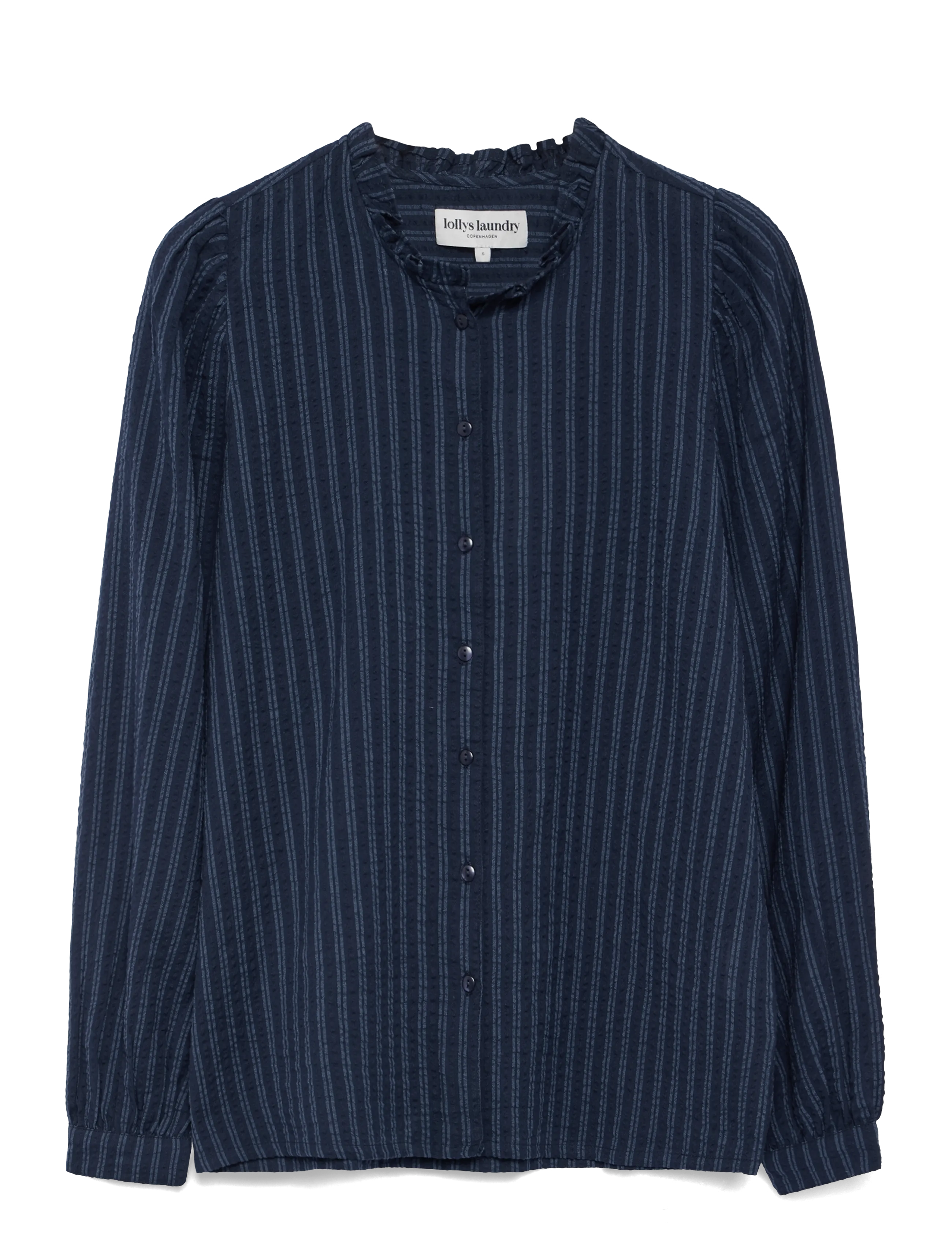 Lollys Laundry RiverLL Shirt LS - Tøj - STRIPE / navy