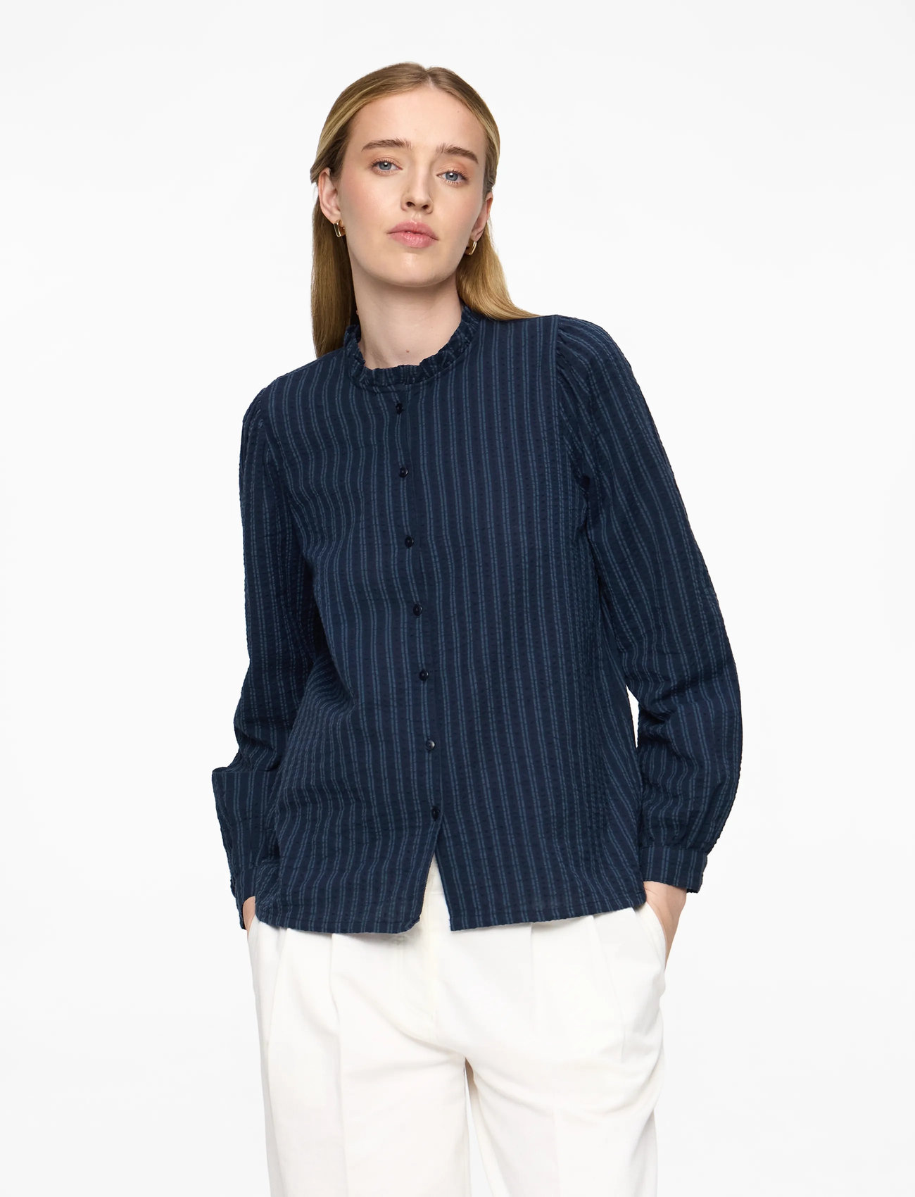 Lollys Laundry - RiverLL Shirt LS - long-sleeved shirts - stripe - 0