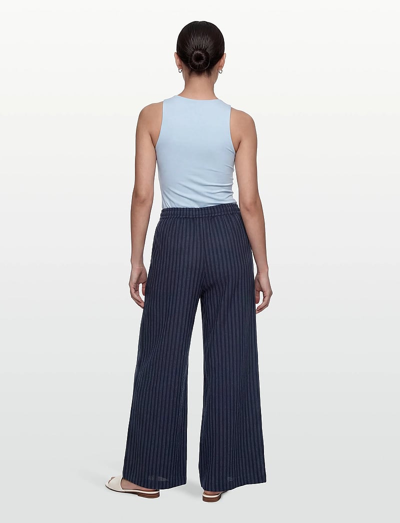 Lollys Laundry - LiamLL Pant - hosen mit weitem bein - stripe - 4