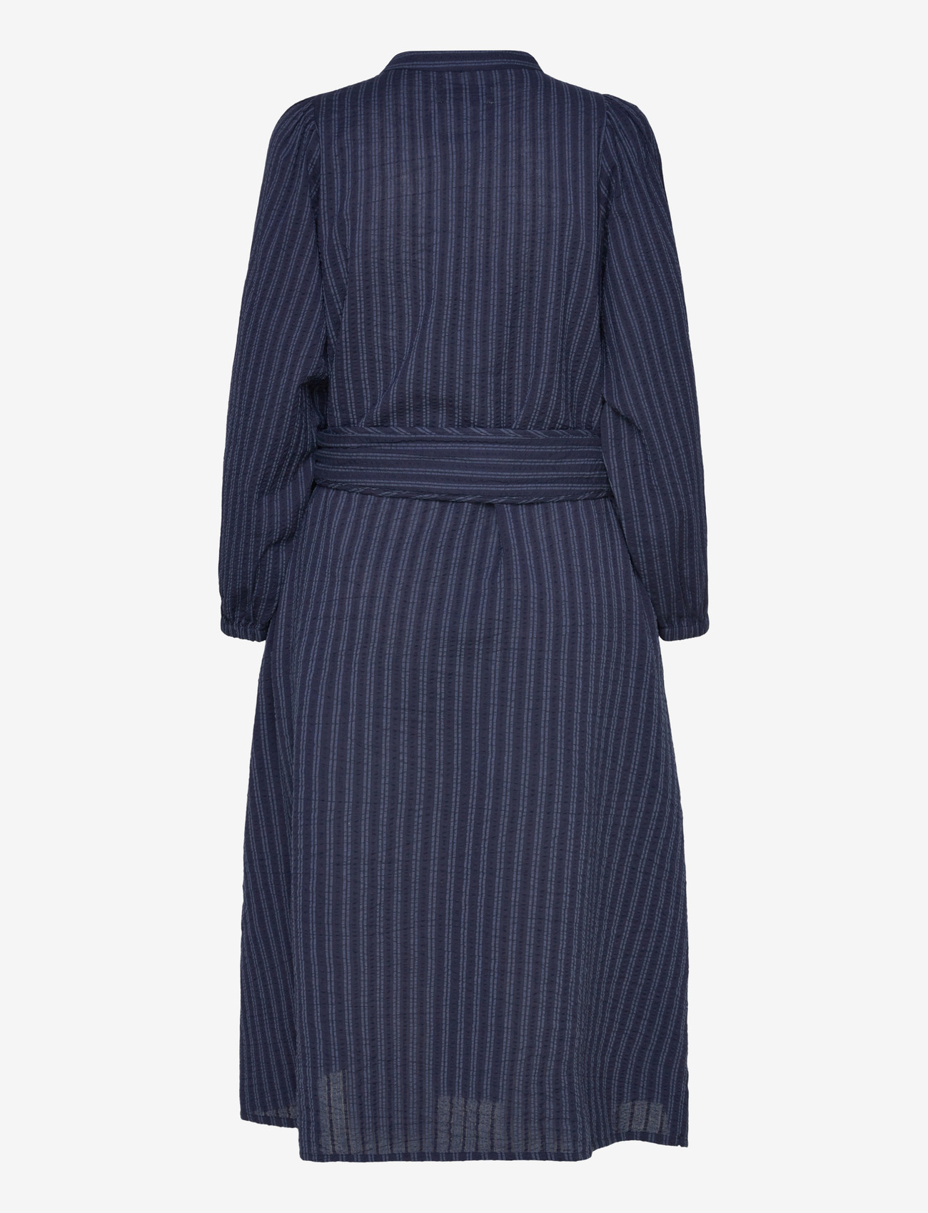 Lollys Laundry - ParisLL Midi Dress LS - sommerkjoler - stripe - 1