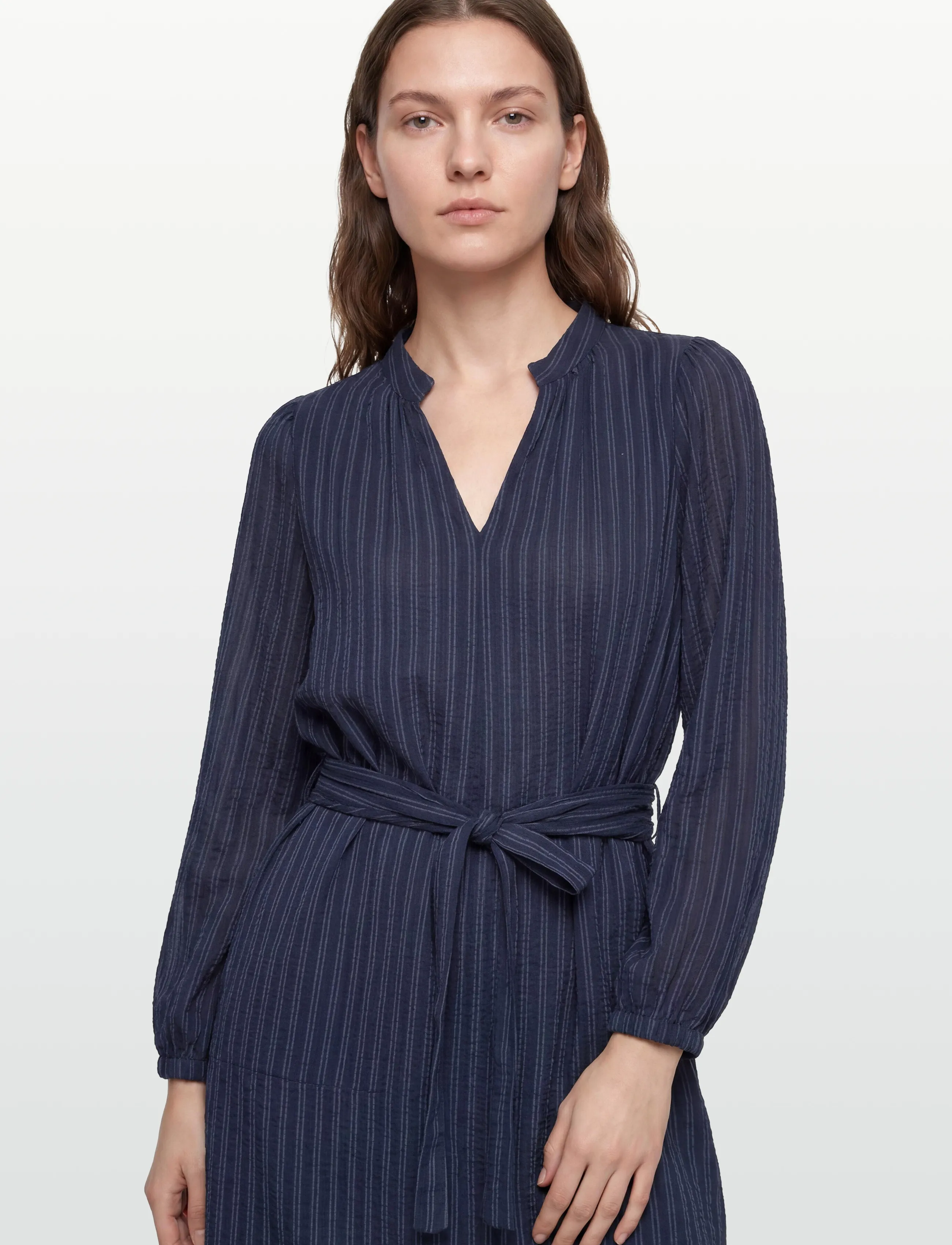 Lollys Laundry - ParisLL Midi Dress LS - summer dresses - stripe - 3