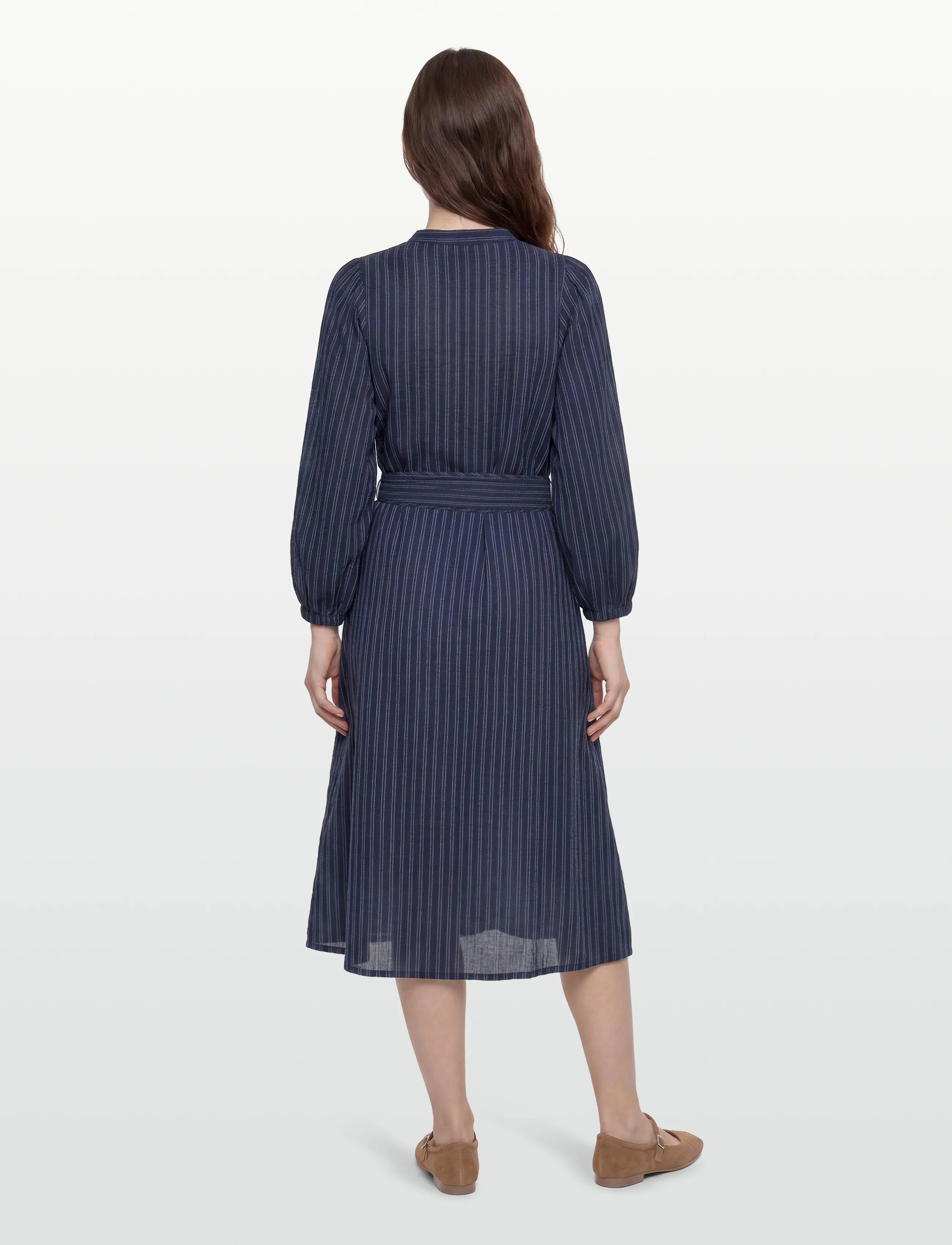 Lollys Laundry - ParisLL Midi Dress LS - stripe - 4