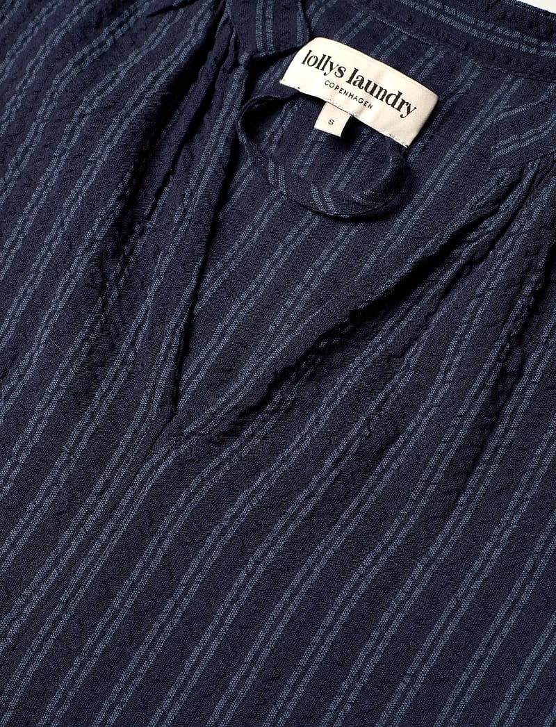 Lollys Laundry - ParisLL Midi Dress LS - sommerkjoler - stripe - 2