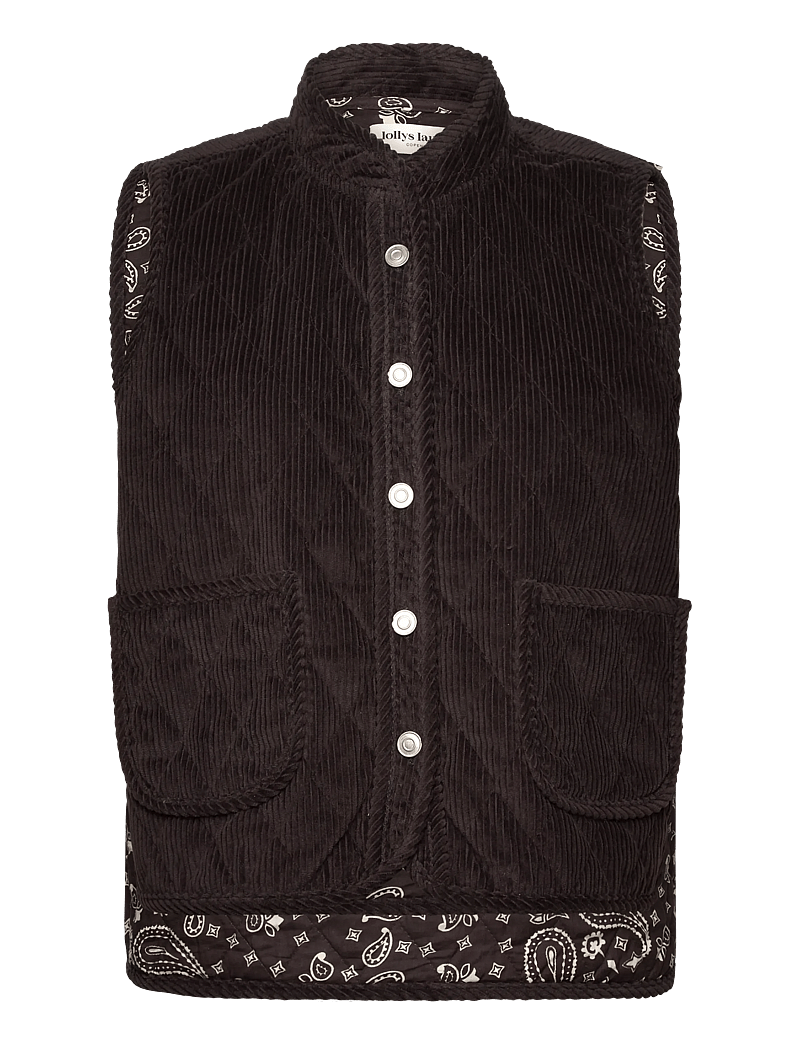 Lollys Laundry - CairoLL Vest - herbstjacken - dark mokka - 0