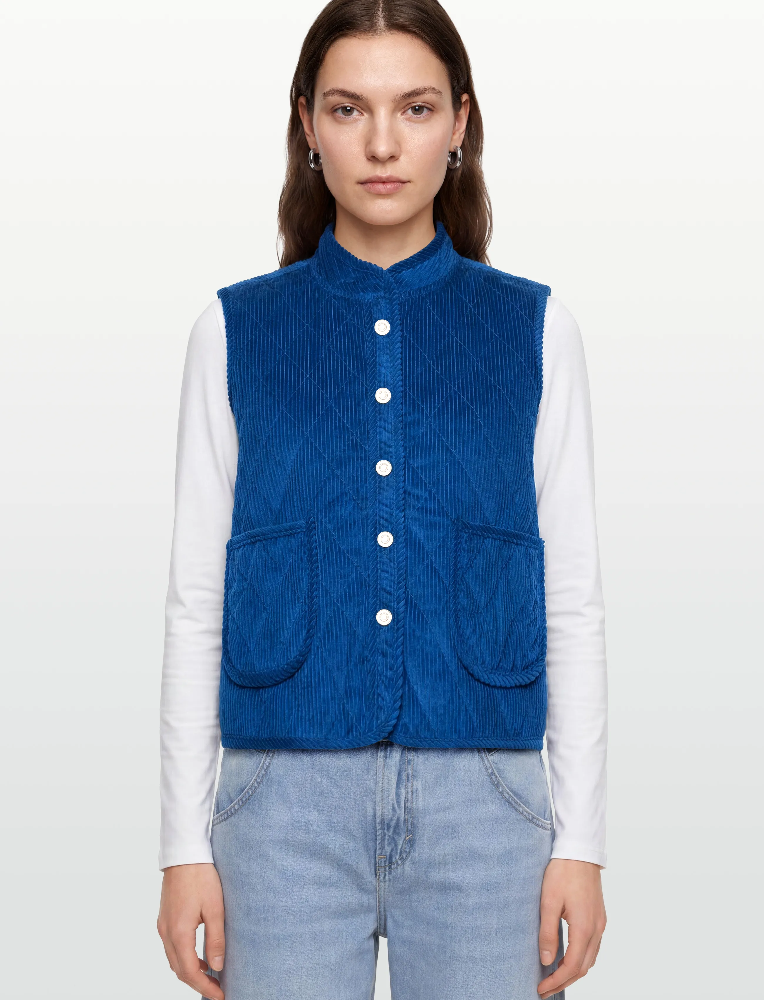 Lollys Laundry - CairoLL Vest - vadderade västar - neon blue - 3