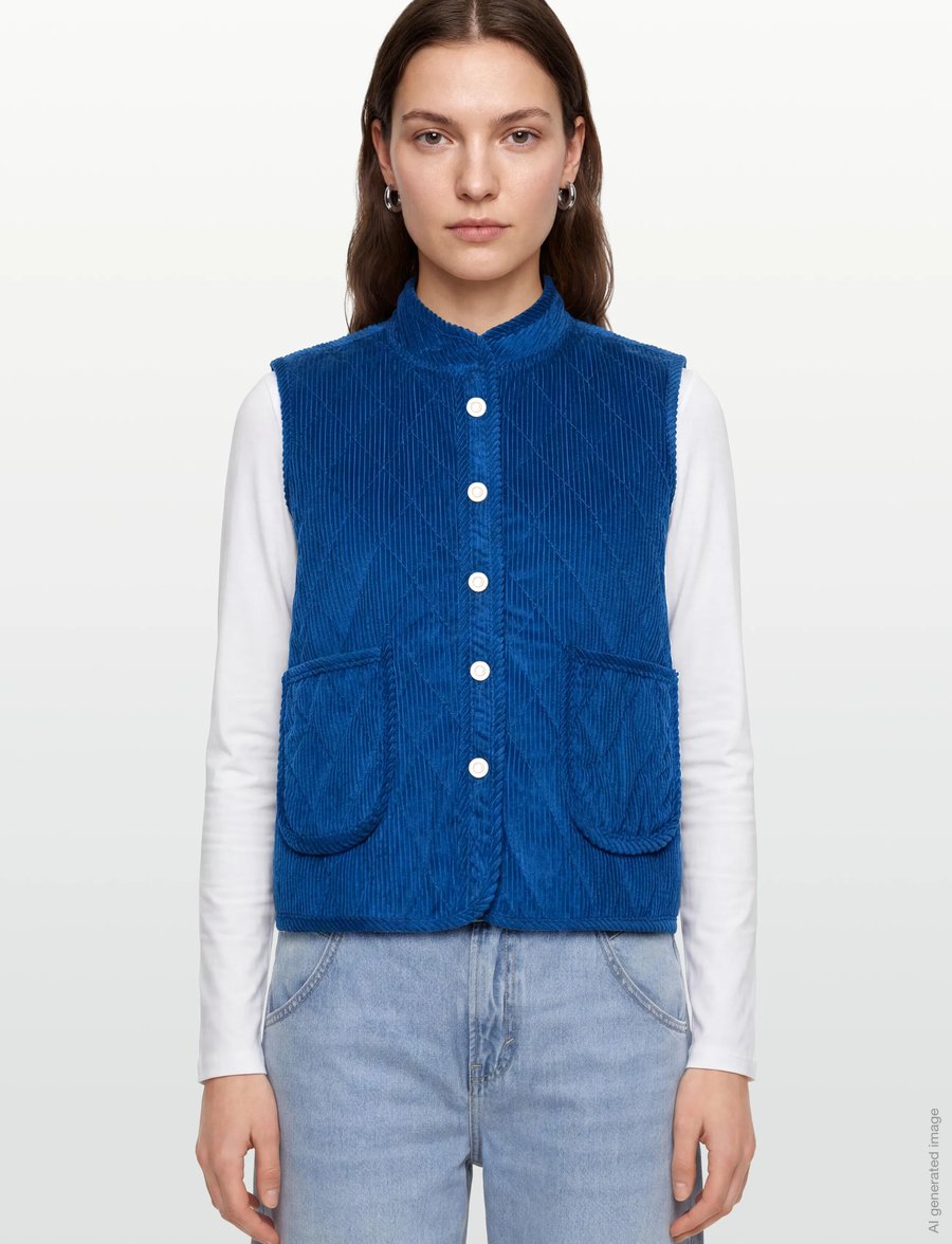 Lollys Laundry - CairoLL Vest - frühlingsjacken - neon blue - 3