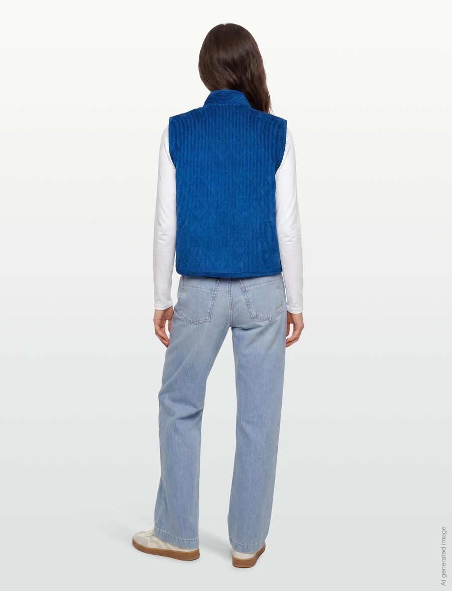 Lollys Laundry - CairoLL Vest - frühlingsjacken - neon blue - 4
