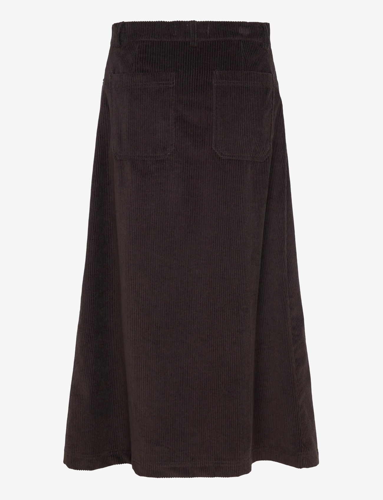Lollys Laundry - UnaLL Maxi Skirt - midi skirts - dark mokka - 1