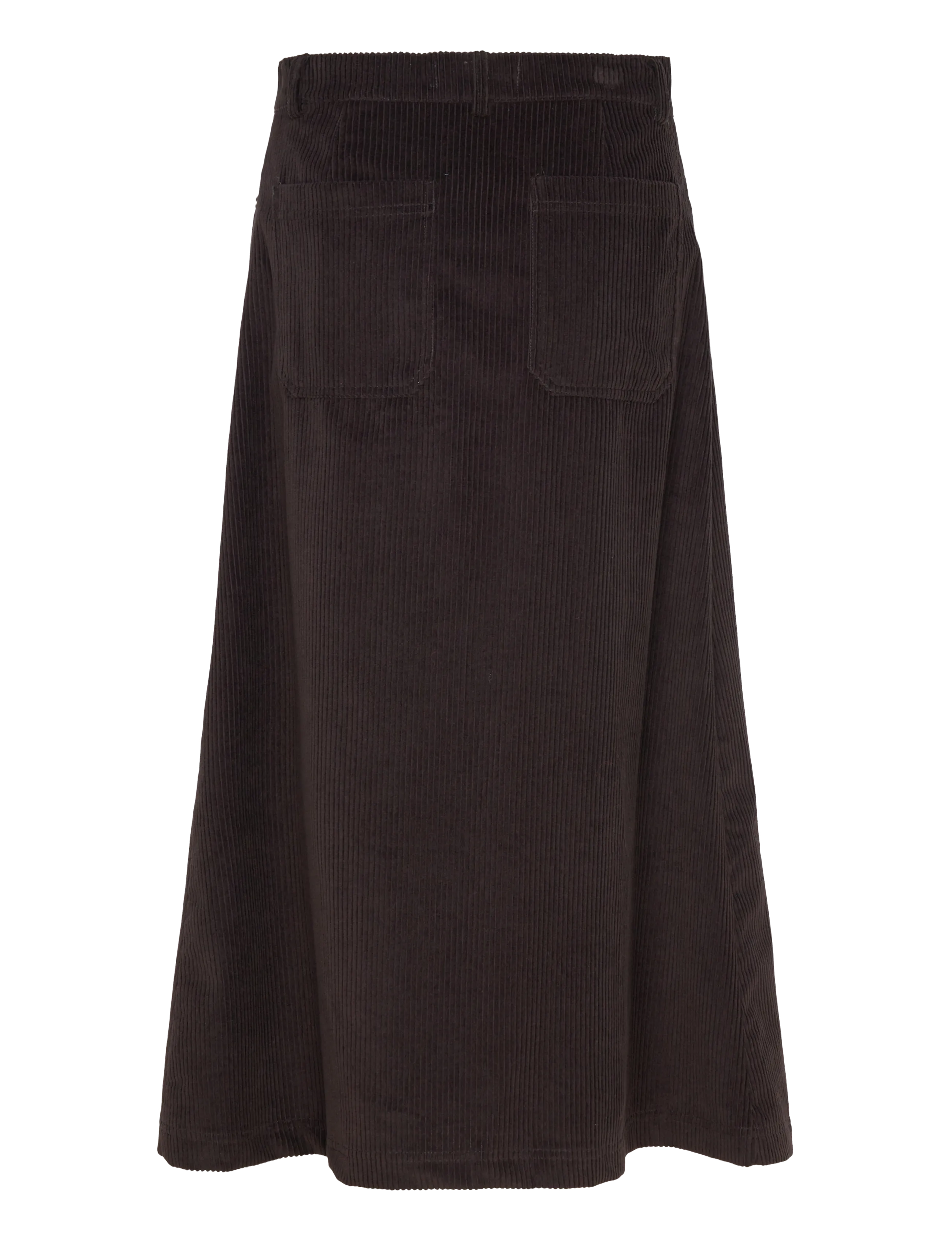 Lollys Laundry - UnaLL Maxi Skirt - midi rokken - dark mokka - 1