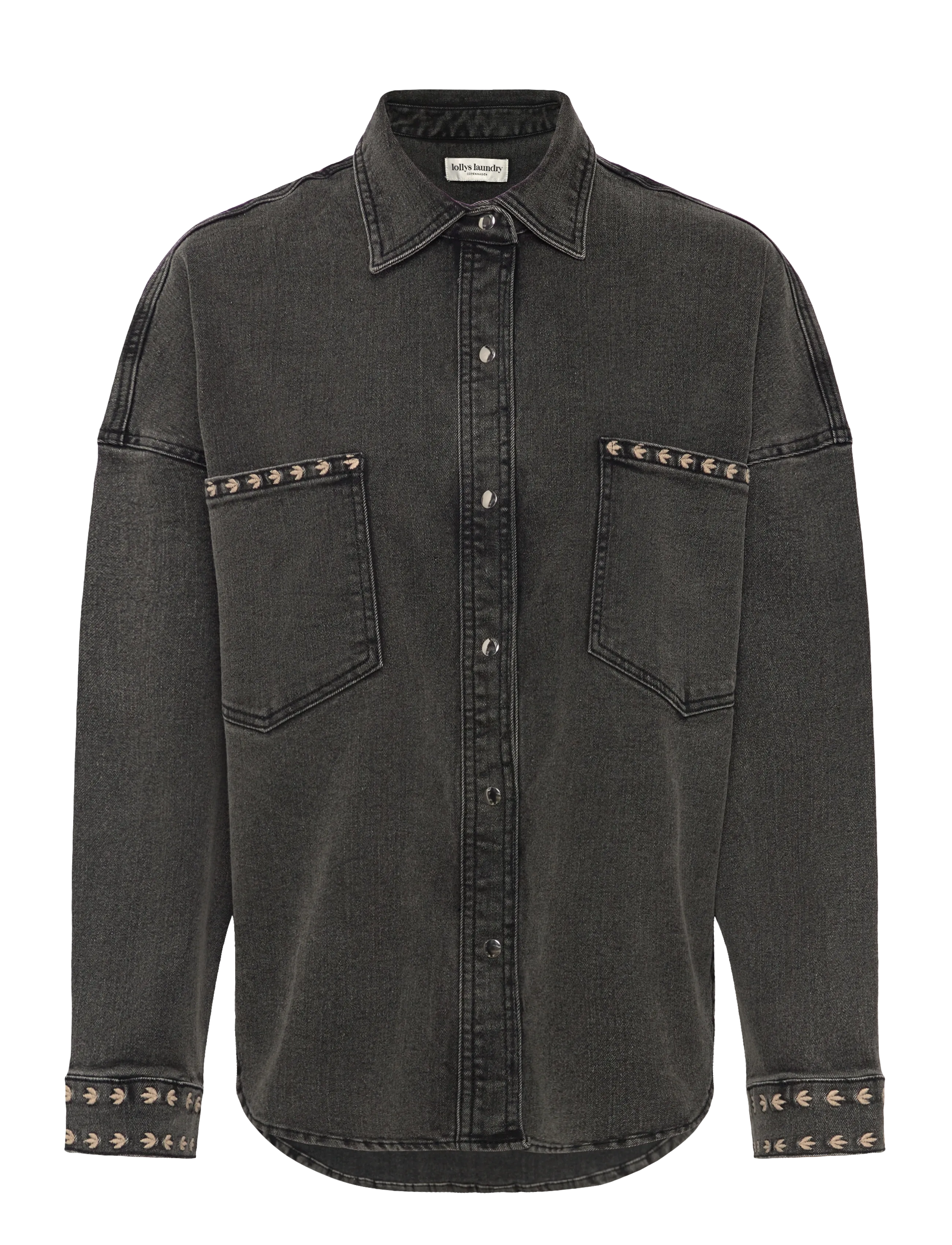 LOLLYS LAUNDRY Veidall Shirt Ls Grau - XS - Damen