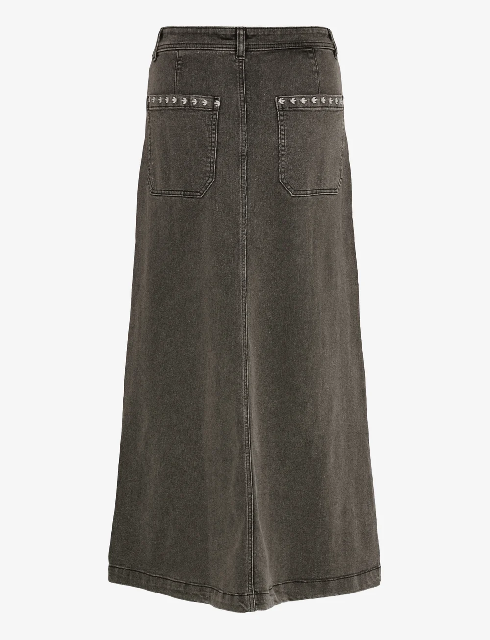 Lollys Laundry - LunaLL Maxi Skirt - jeanskjolar - washed black - 1