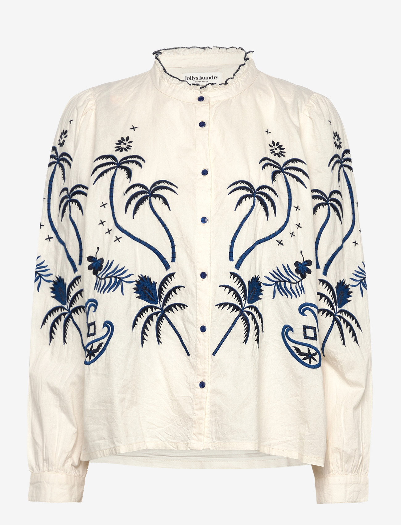 Lollys Laundry - KianLL Shirt LS - långärmade skjortor - white - 0