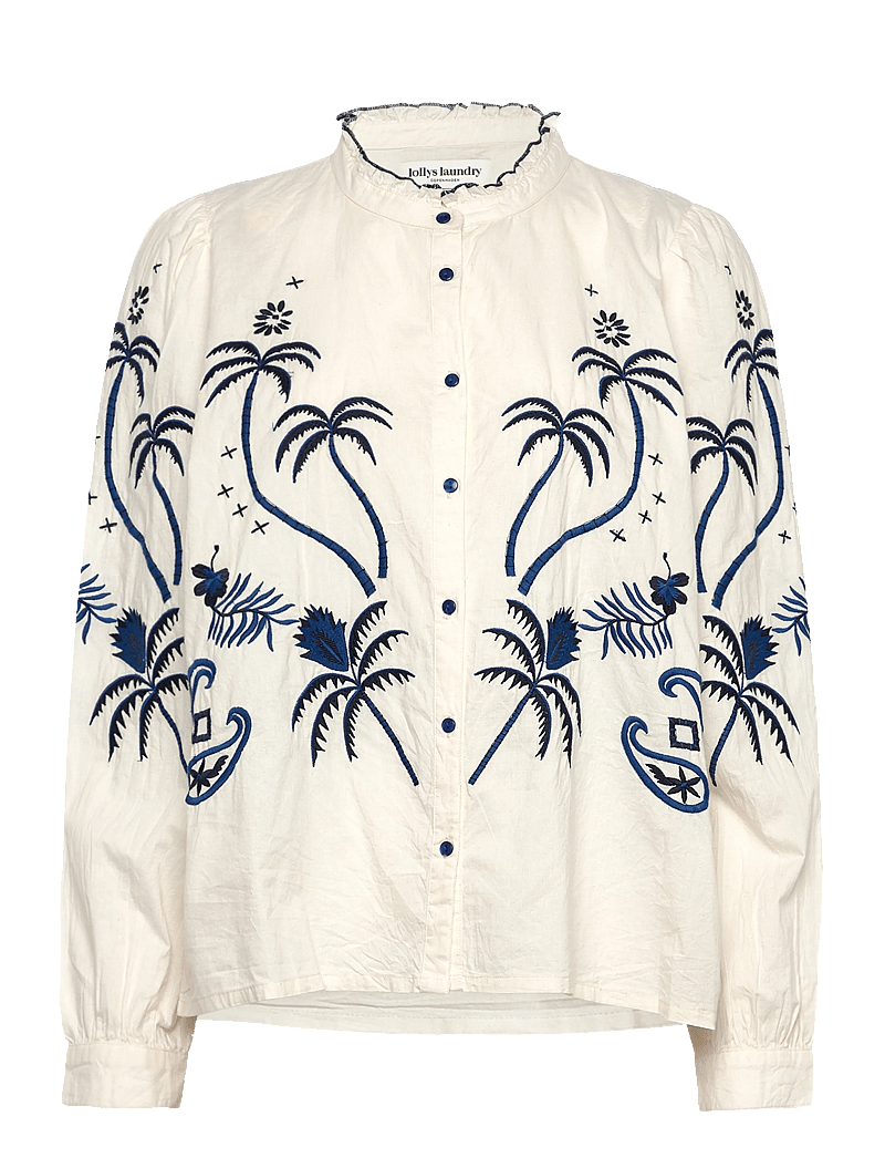 Lollys Laundry - KianLL Shirt LS - långärmade skjortor - white - 0