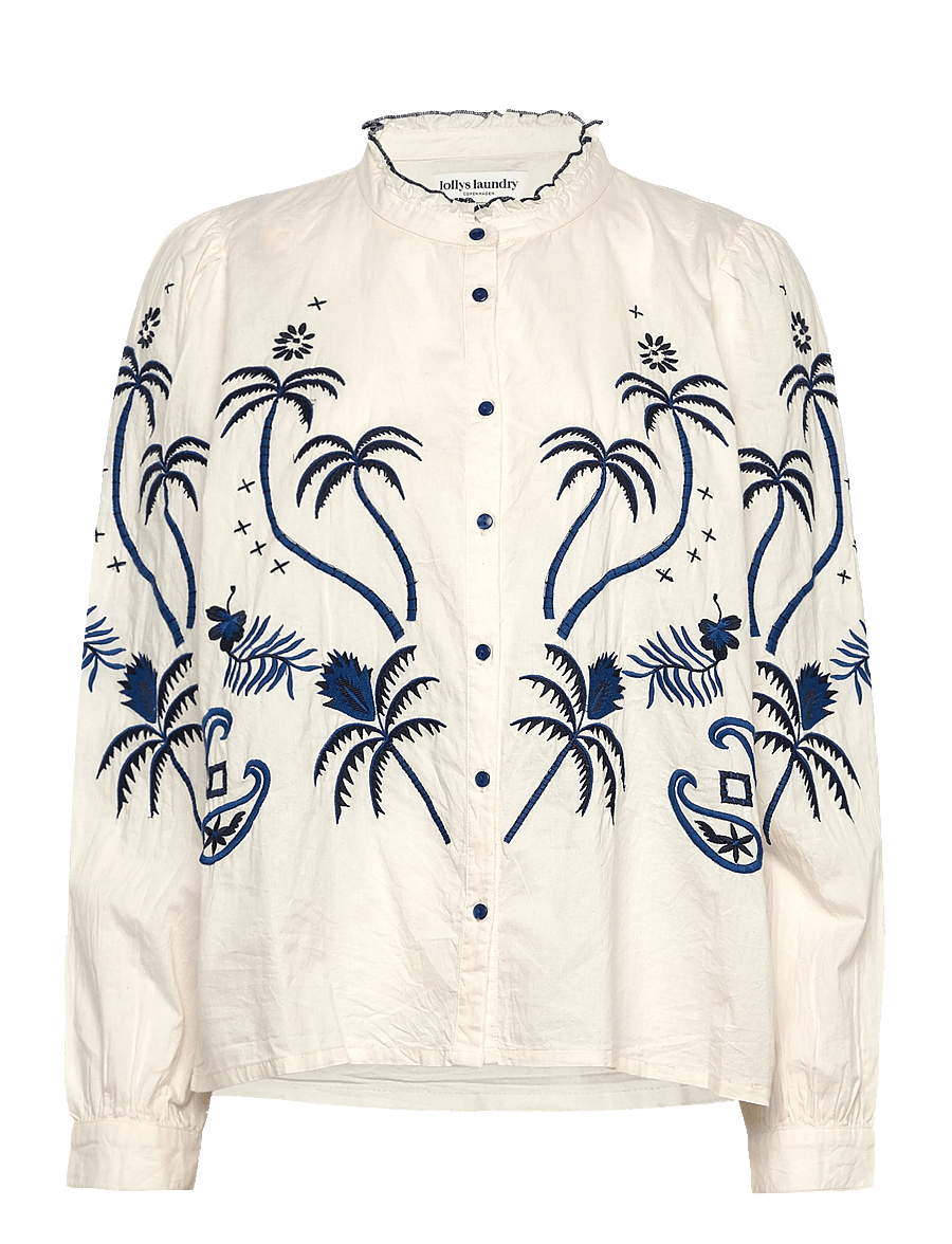 Lollys Laundry - KianLL Shirt LS - langærmede skjorter - white - 0