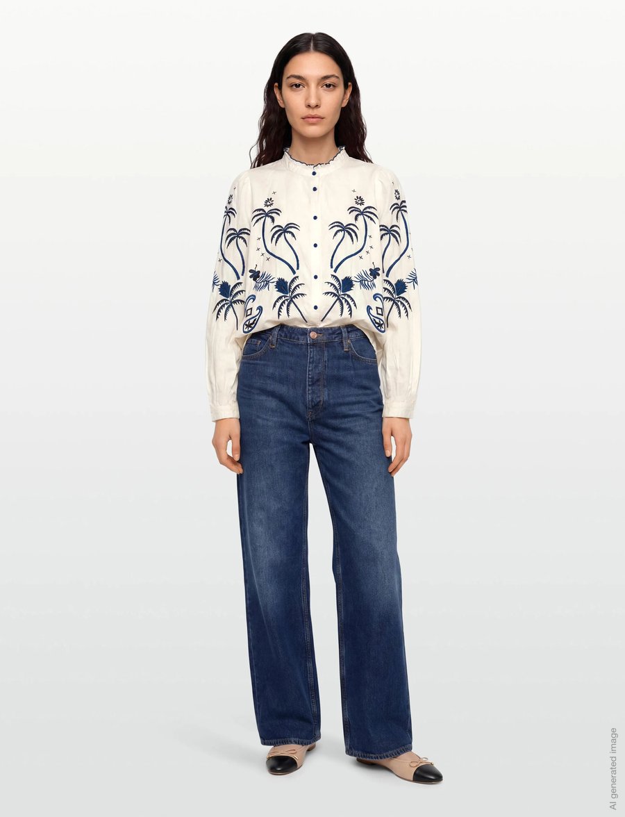 Lollys Laundry - KianLL Shirt LS - langärmlige hemden - white - 0