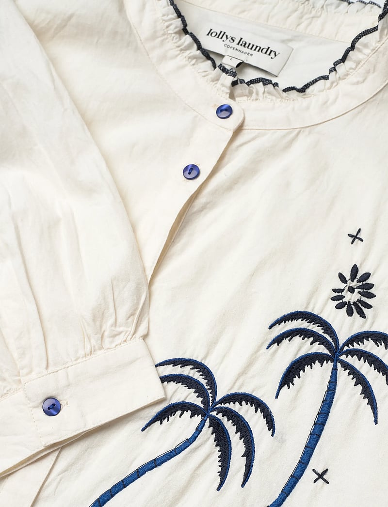 Lollys Laundry - KianLL Shirt LS - långärmade skjortor - white - 2