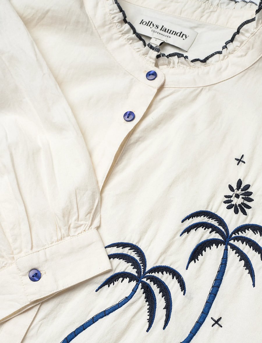 Lollys Laundry - KianLL Shirt LS - langærmede skjorter - white - 2