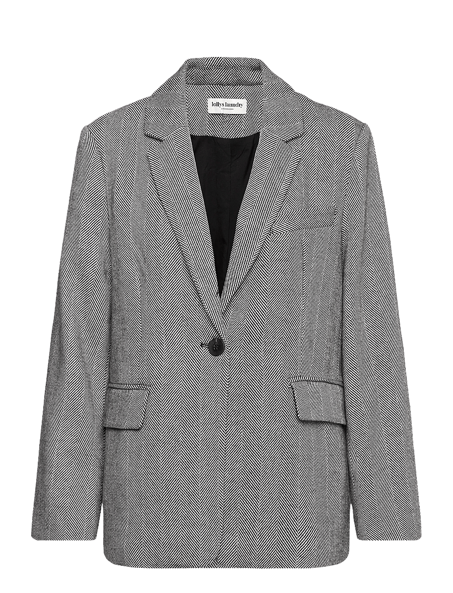 Lollys Laundry - FayLL Blazer LS OVS - Ühes joones nööpidega bleiserid - black - 1