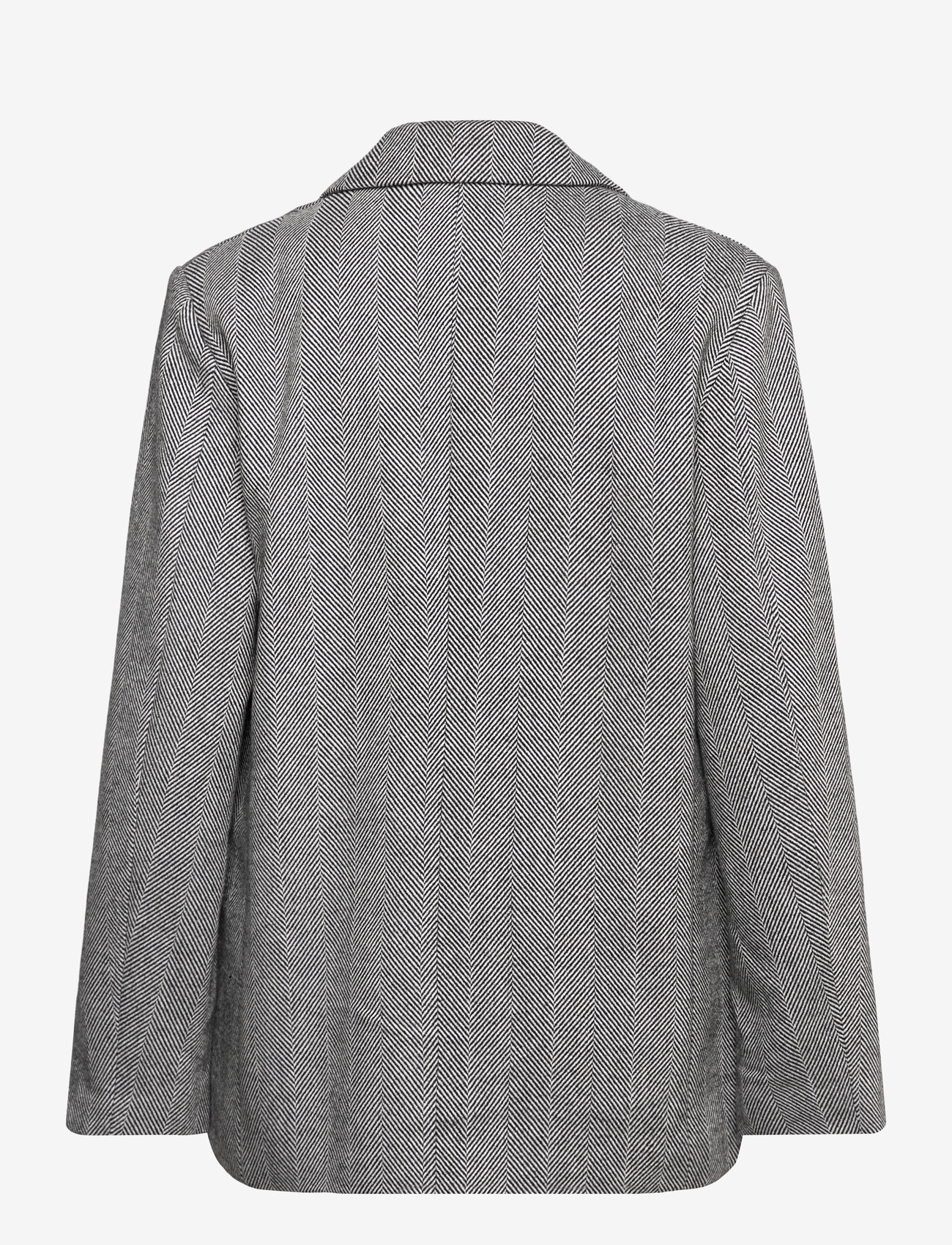Lollys Laundry - FayLL Blazer LS OVS - enkeltradede blazere - black - 2