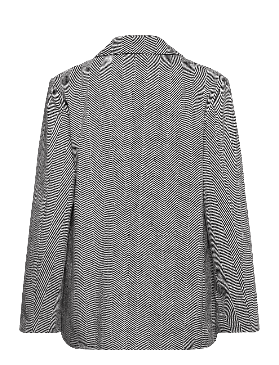 Lollys Laundry - FayLL Blazer LS OVS - Ühes joones nööpidega bleiserid - black - 2