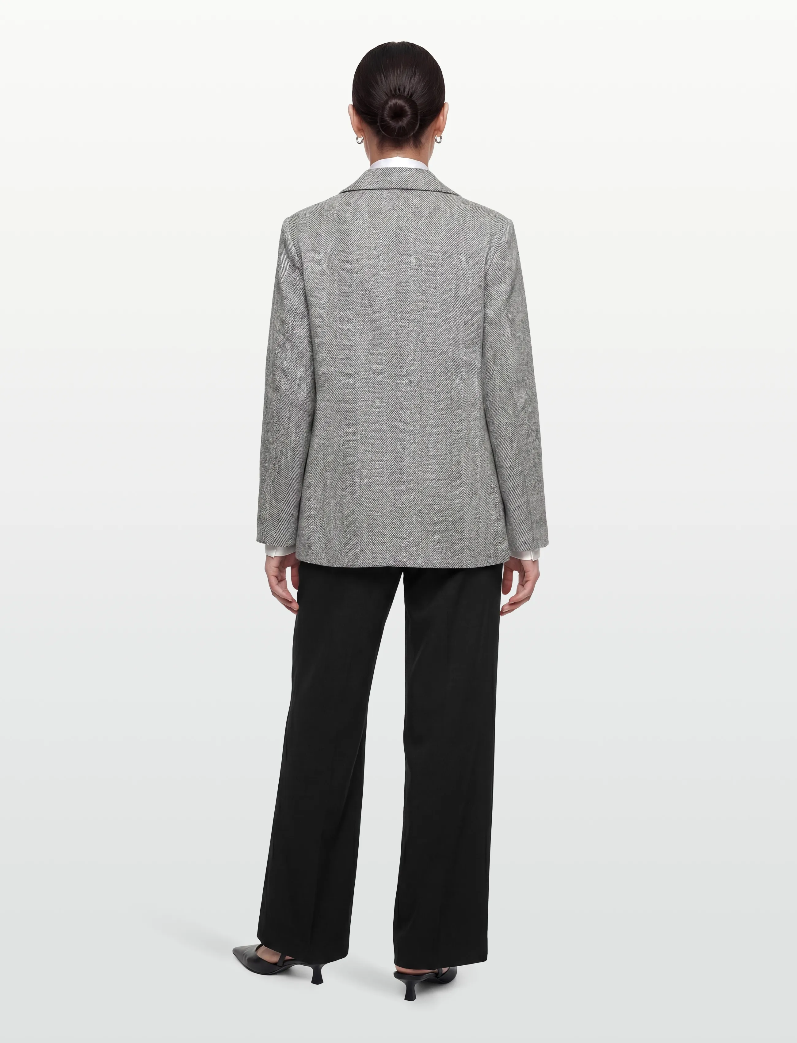 Lollys Laundry - FayLL Blazer LS OVS - Ühes joones nööpidega bleiserid - black - 4