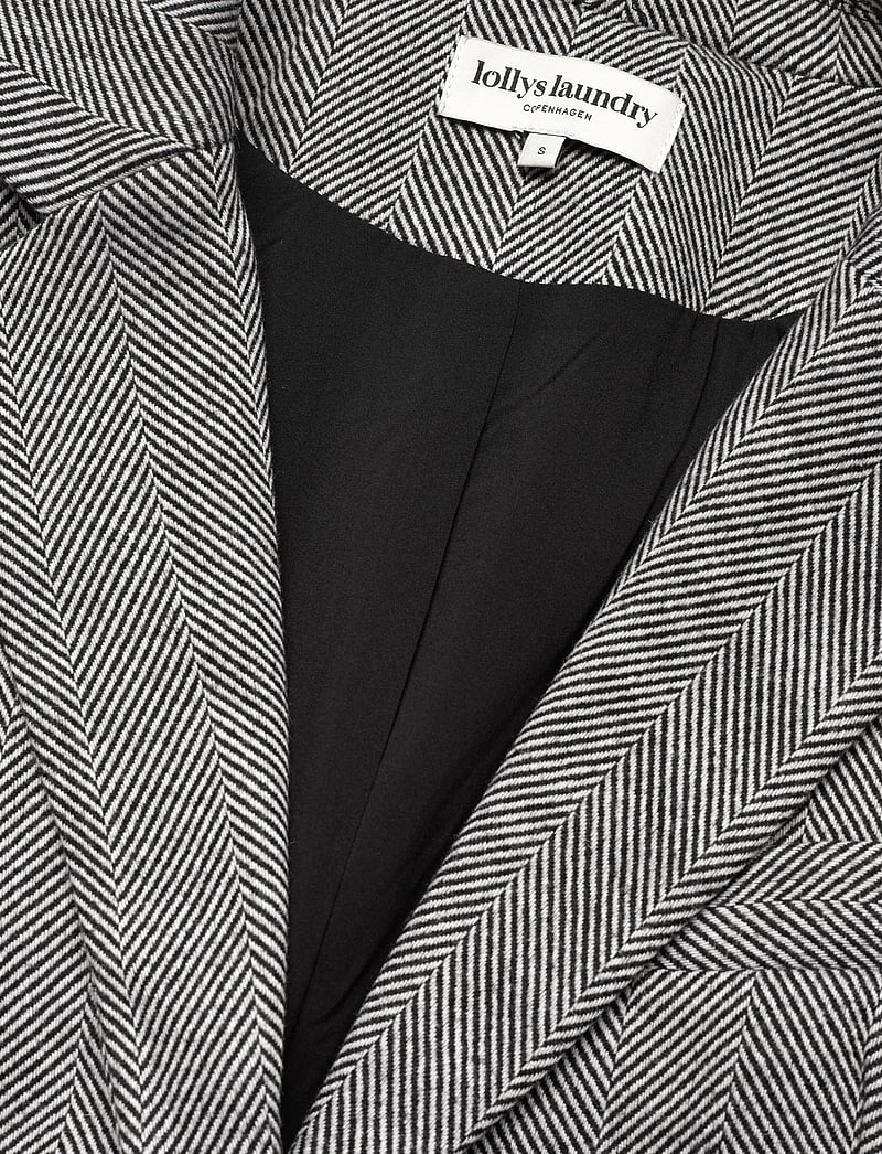 Lollys Laundry - FayLL Blazer LS OVS - enkeltradede blazere - black - 5
