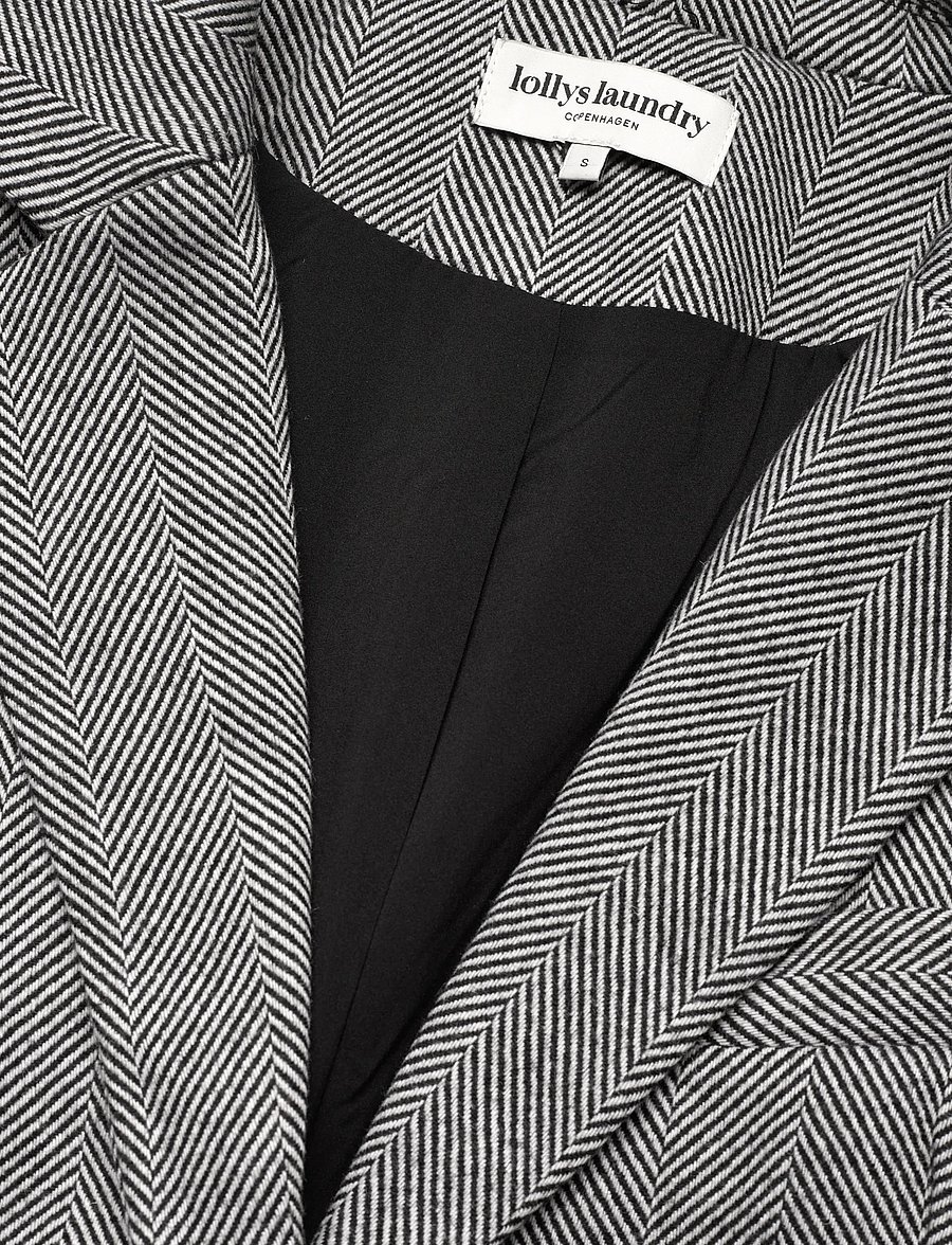 Lollys Laundry - FayLL Blazer LS OVS - Ühes joones nööpidega bleiserid - black - 5