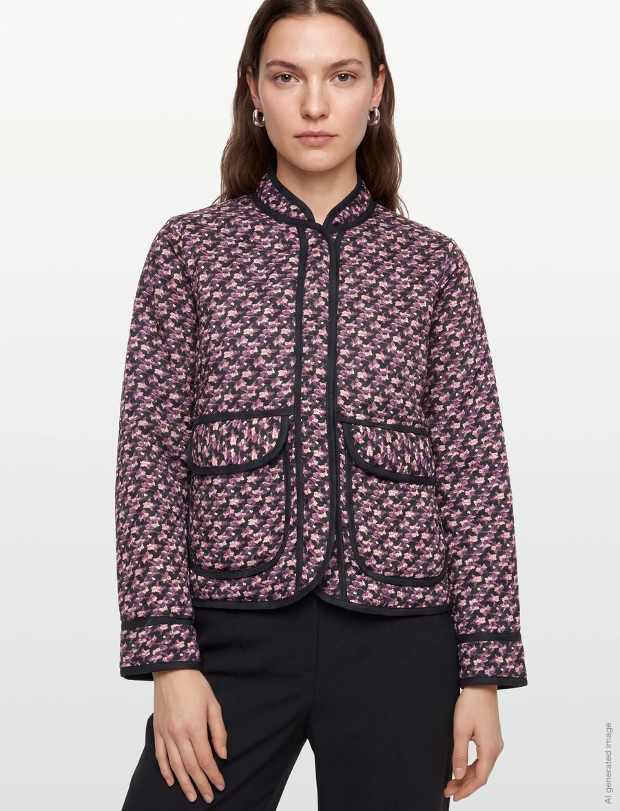 Lollys Laundry - SimonLL Jacket LS - vårjackor - flower print - 3