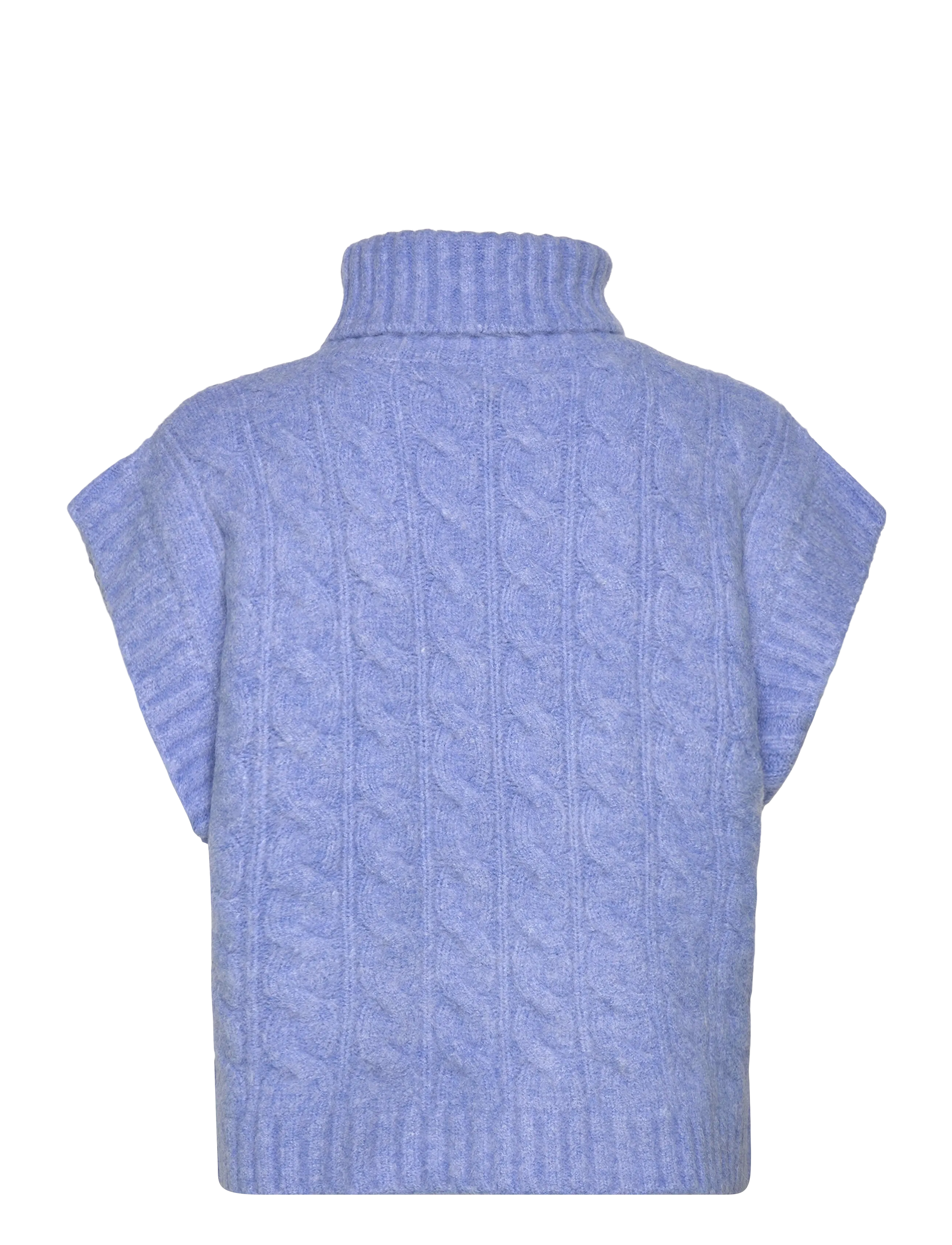 Lollys Laundry - FresnoLL Knit Vest SL - strikveste - blue - 1