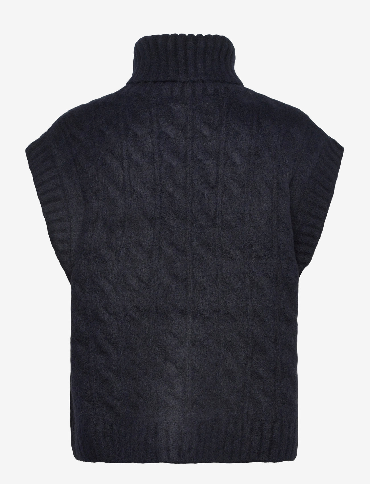 Lollys Laundry - FresnoLL Knit Vest SL - gestrickte westen - dark blue - 1