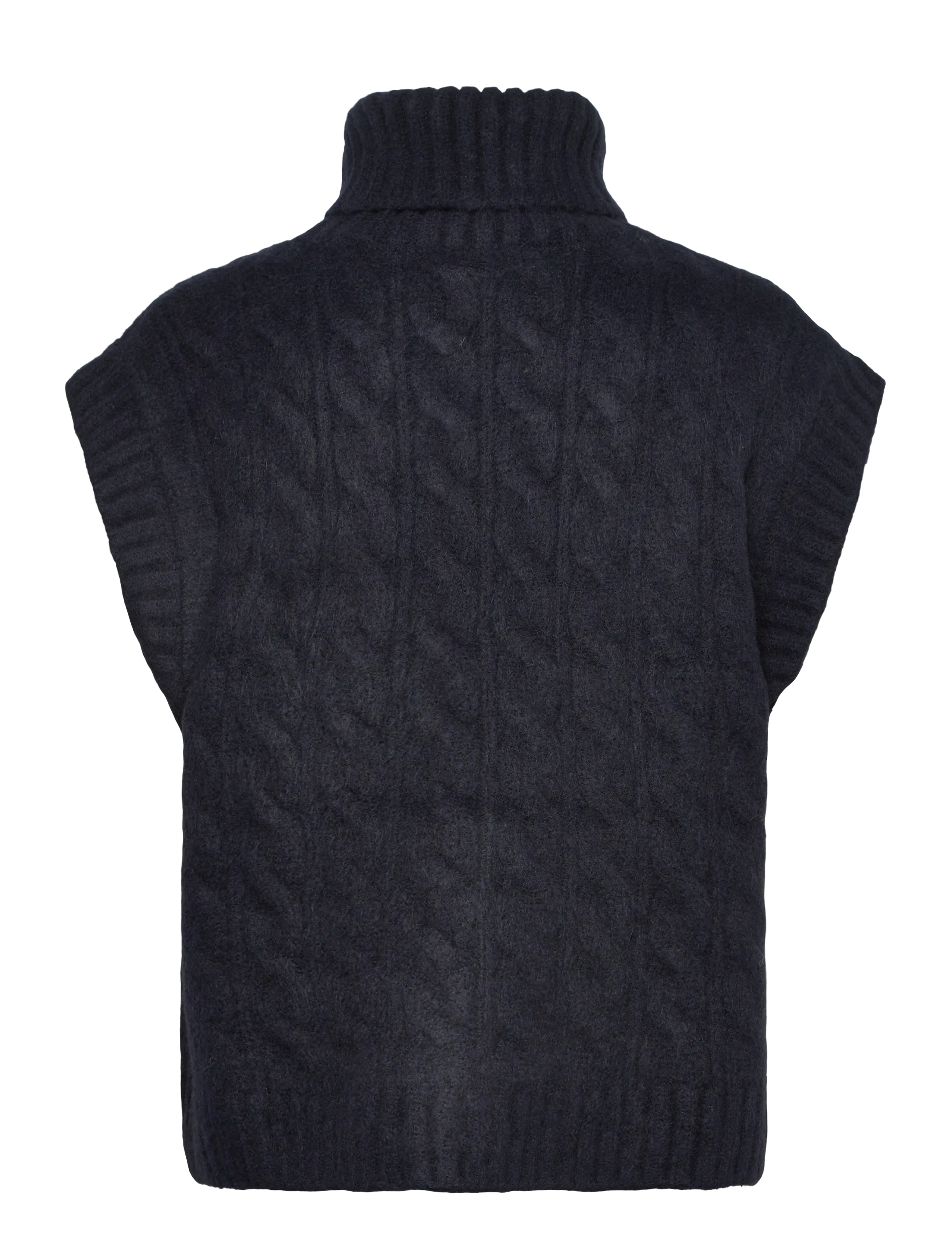 Lollys Laundry - FresnoLL Knit Vest SL - strikveste - dark blue - 1