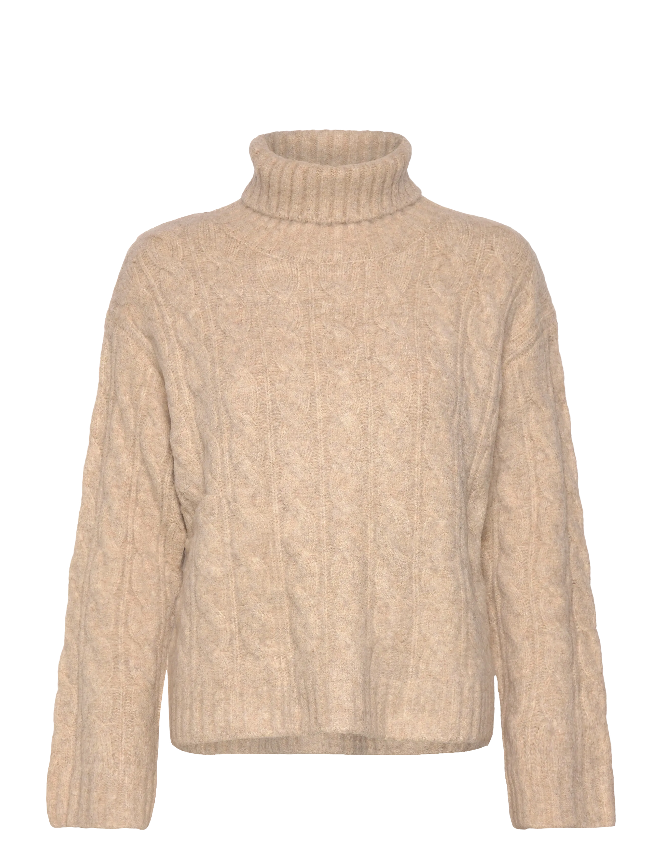 LOLLYS LAUNDRY Resnoll Knit Jumper Ls Beige - S - Damen