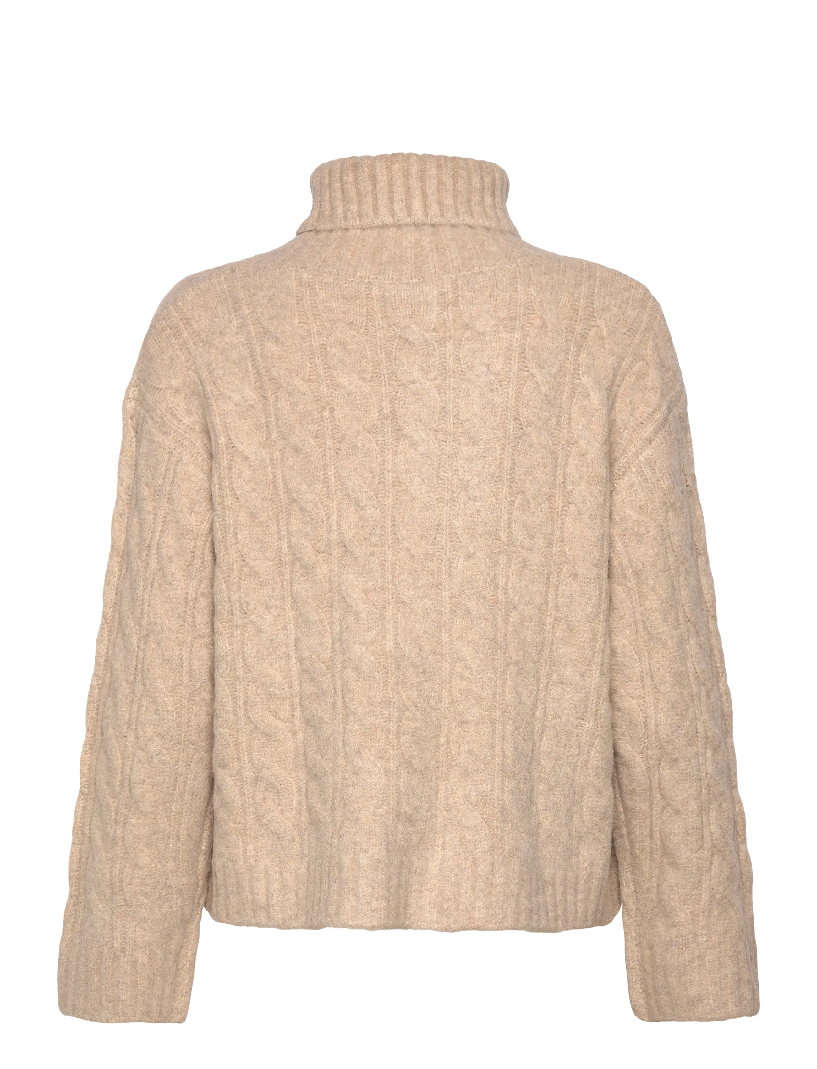 Lollys Laundry - ResnoLL Knit Jumper LS - rullekraver - sand - 1
