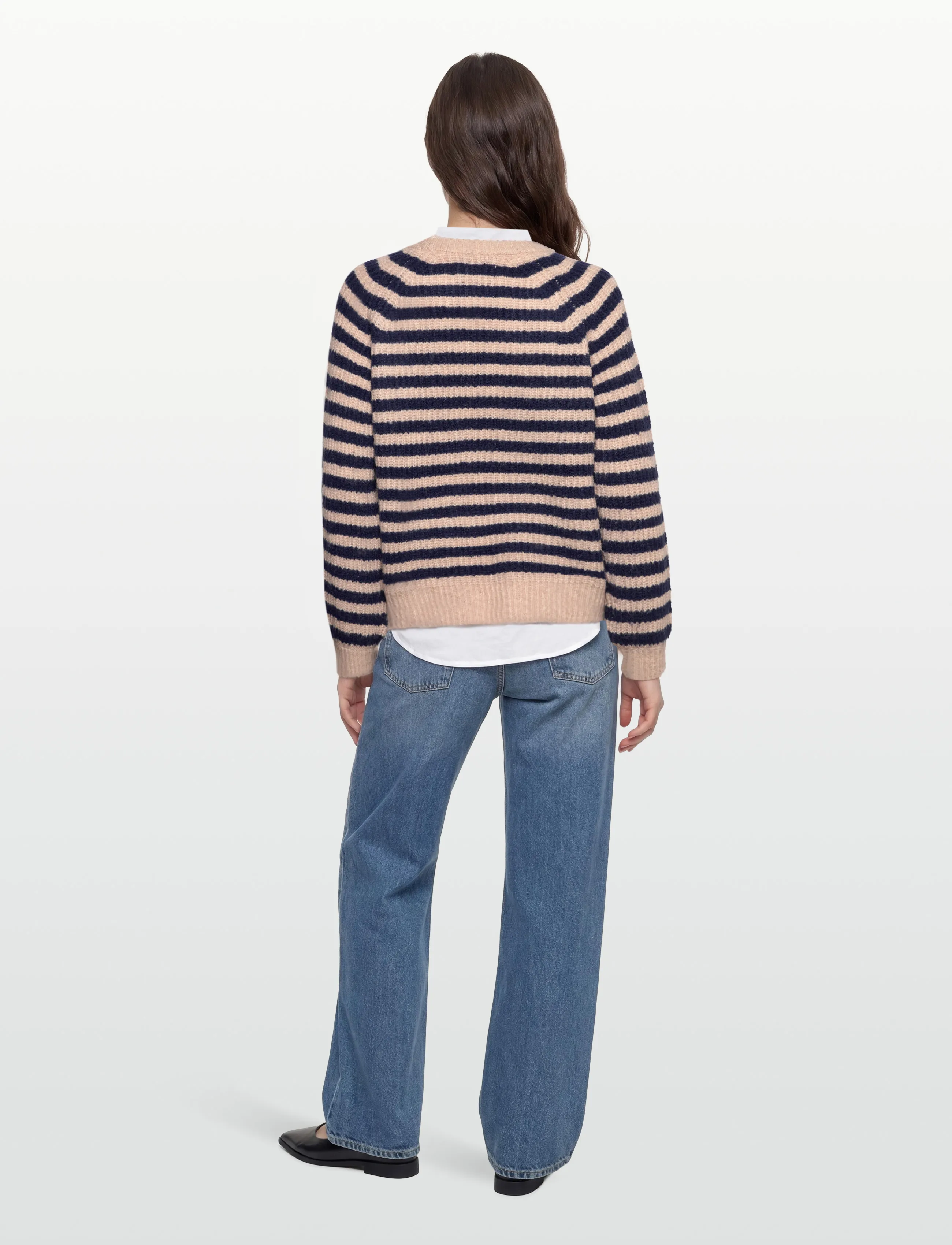 Lollys Laundry - BinaLL Knit Jumper LS - trøjer - dark blue - 4