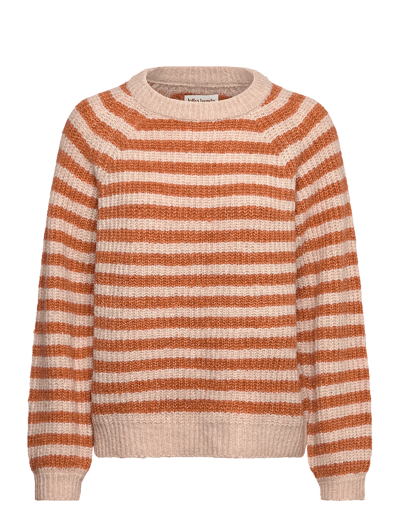 Lollys Laundry - BinaLL Knit Jumper LS - striktrøjer - rust - 1