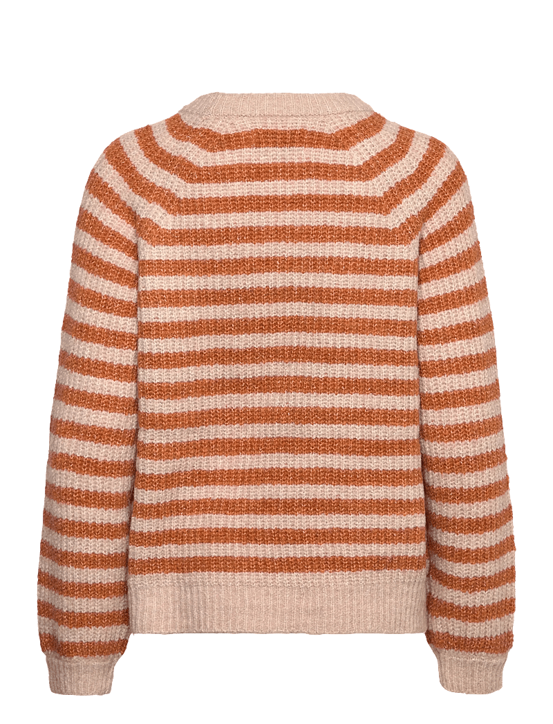 Lollys Laundry - BinaLL Knit Jumper LS - striktrøjer - rust - 2